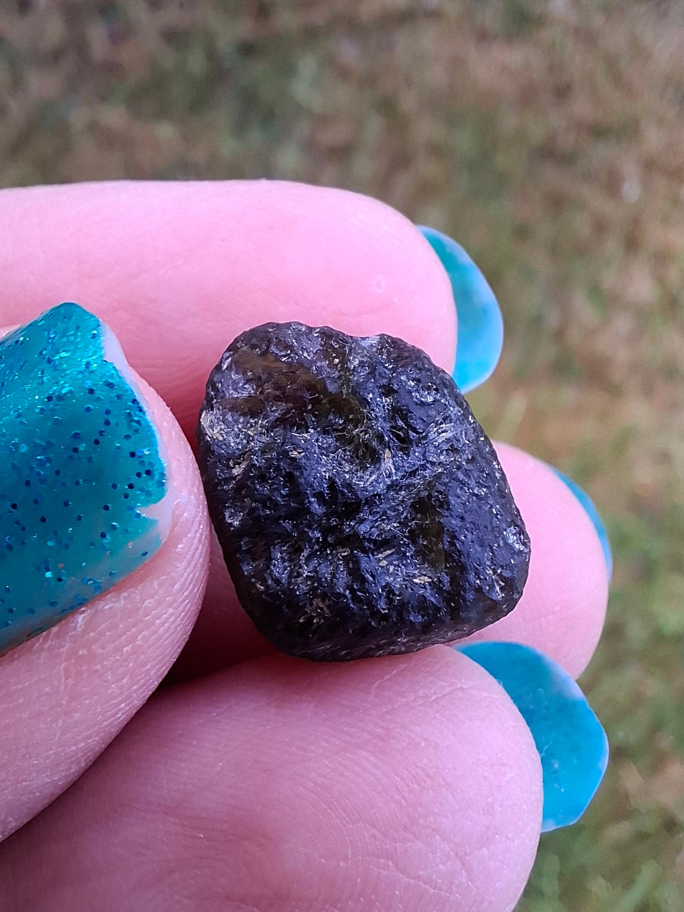 Moldavite Piece, 2.34g, Tektite (Ref: 1414)