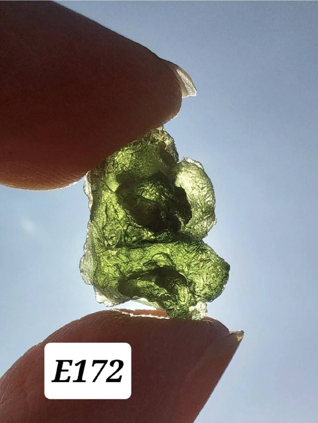 Moldavite Piece, 1.82g, Tektite (Ref: E172)
