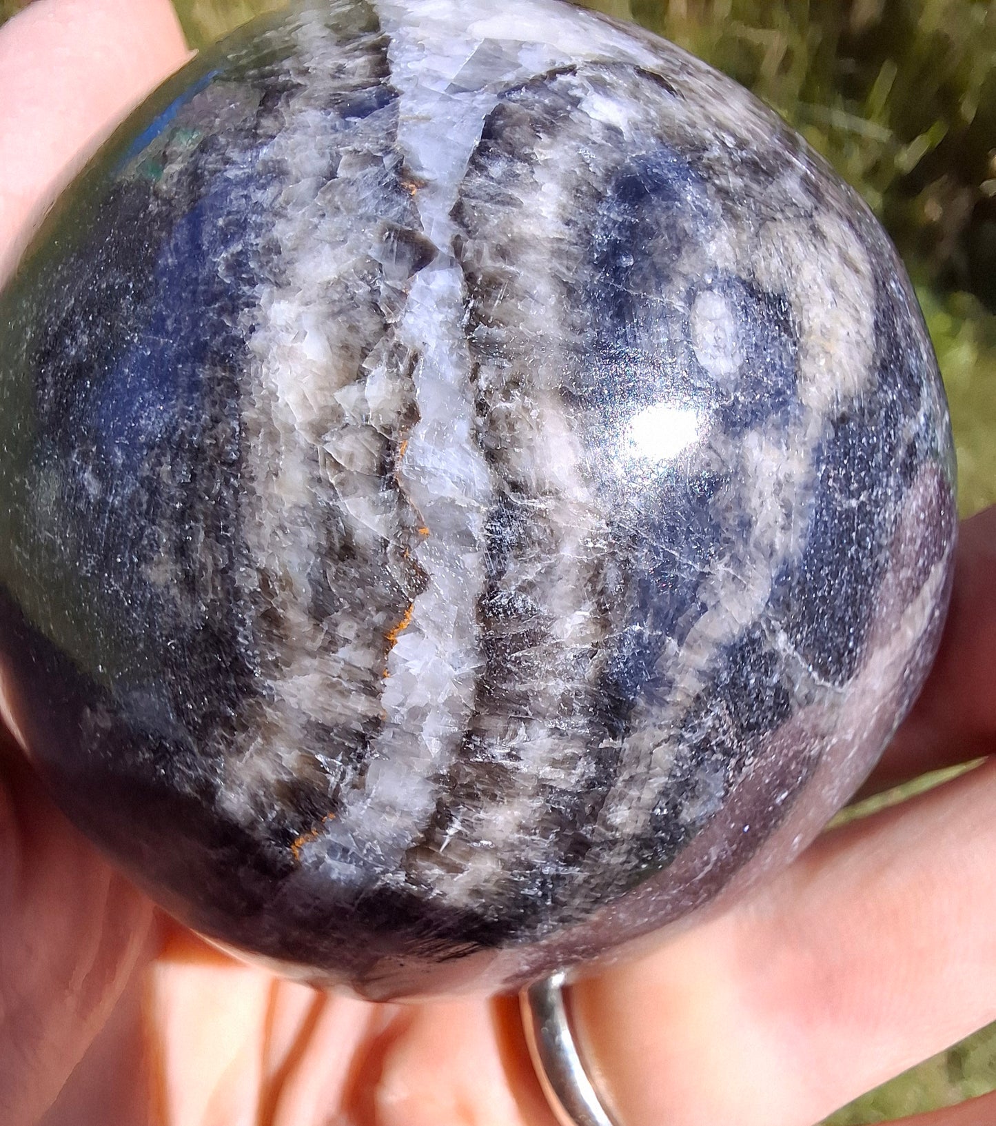 Orthoceras Sphere, Fossil (Ref: OS3)