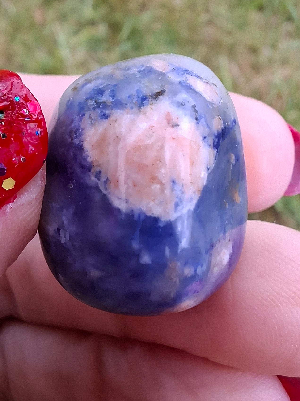 Sodalite, Tumble Stone, Crystal (Ref: T152)