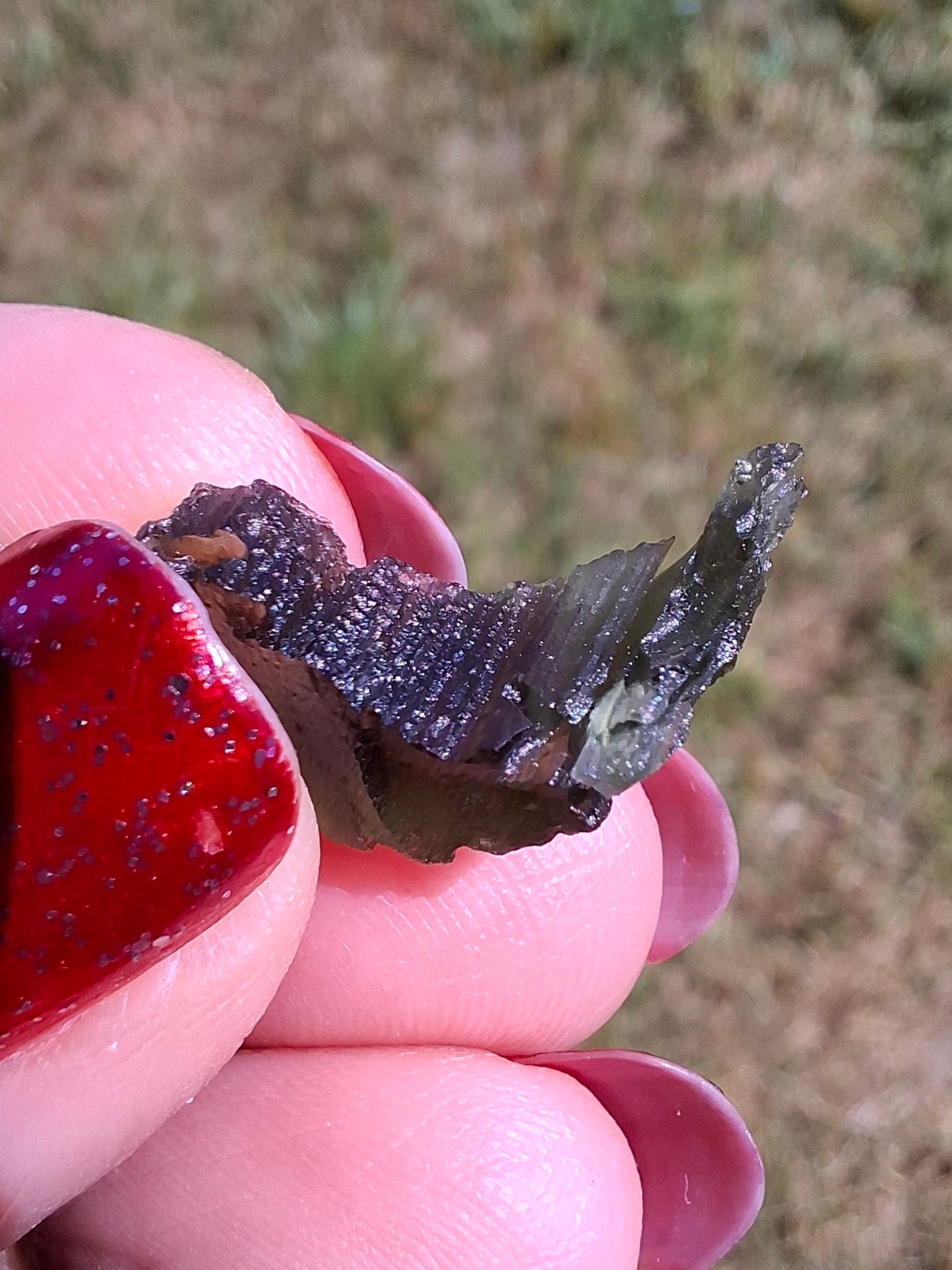 Moldavite Piece, 1.25g, Tektite (Ref: 1470)