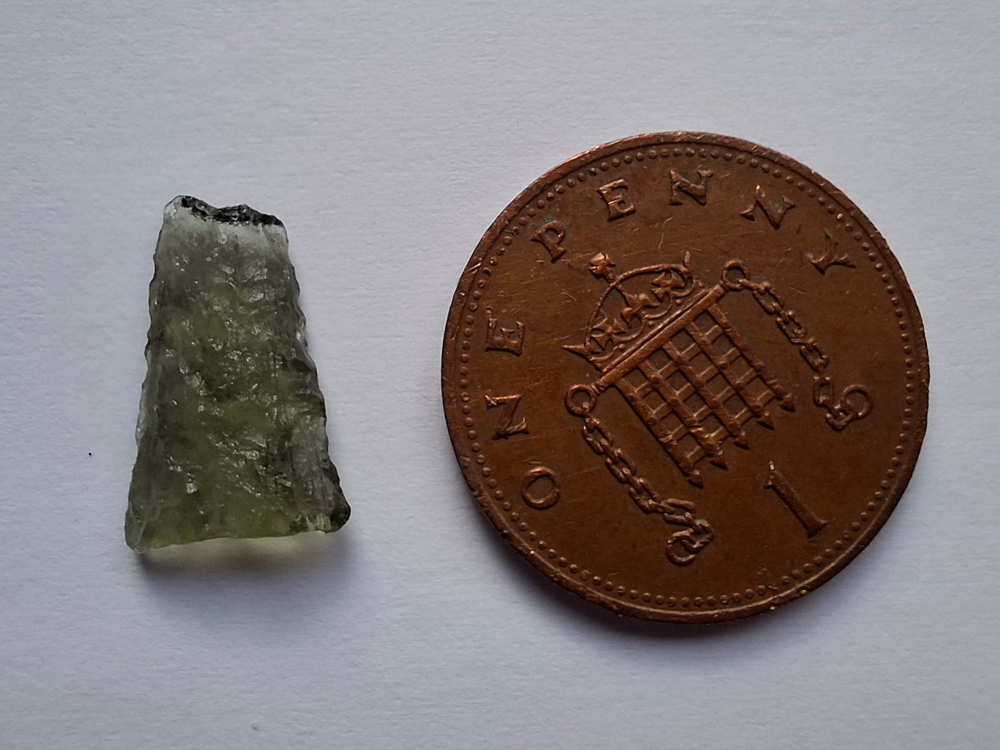 Moldavite small Piece, 0.39g. Tektite (Ref: 1430)