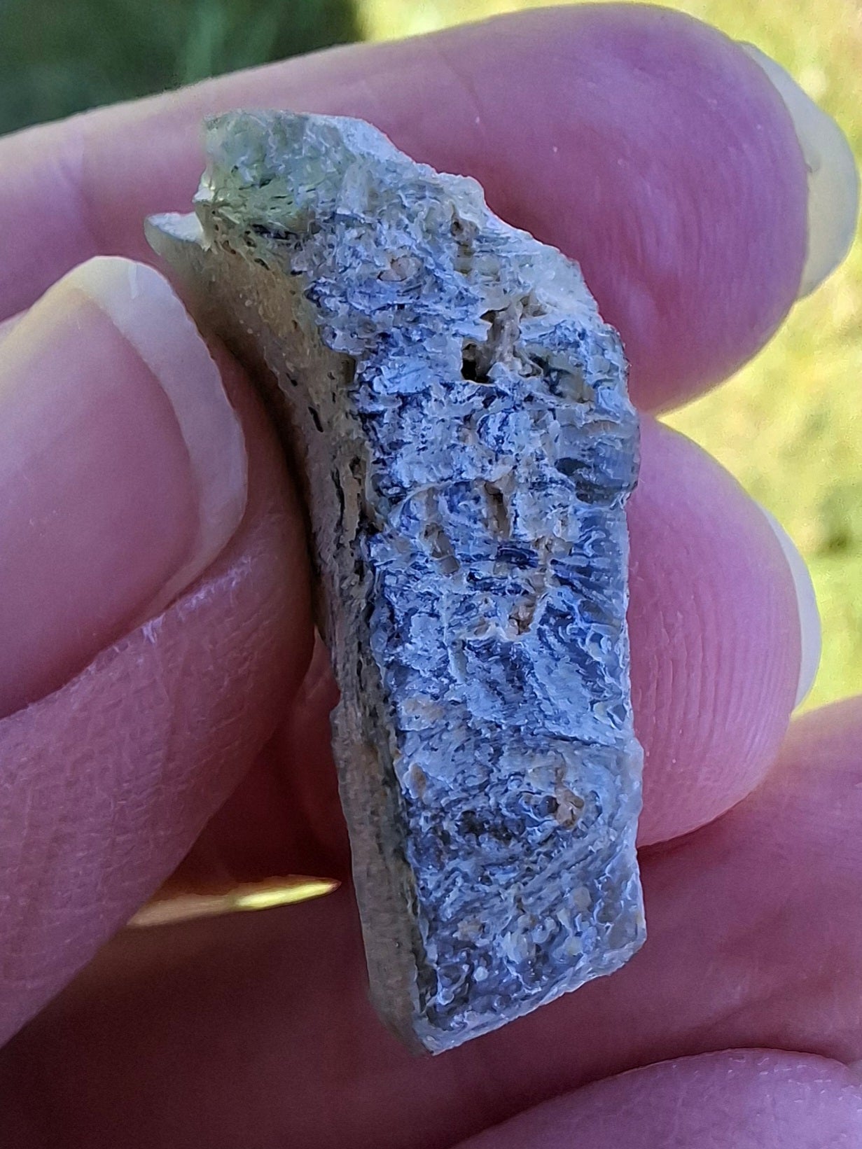 Moldavite Piece, SNOWFLAKE, FROSTED, BARTOCHOV, 3.47g, Tektite (Ref: 1364)