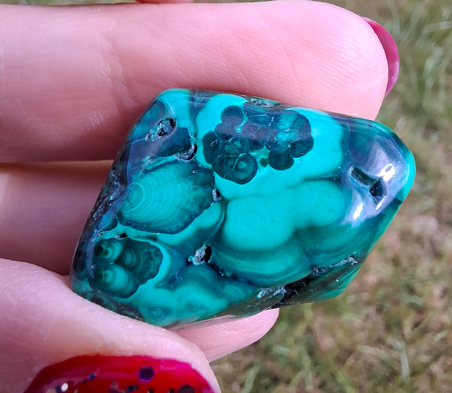 Malachite, Tumble Stone, Crystal (Ref: T157)