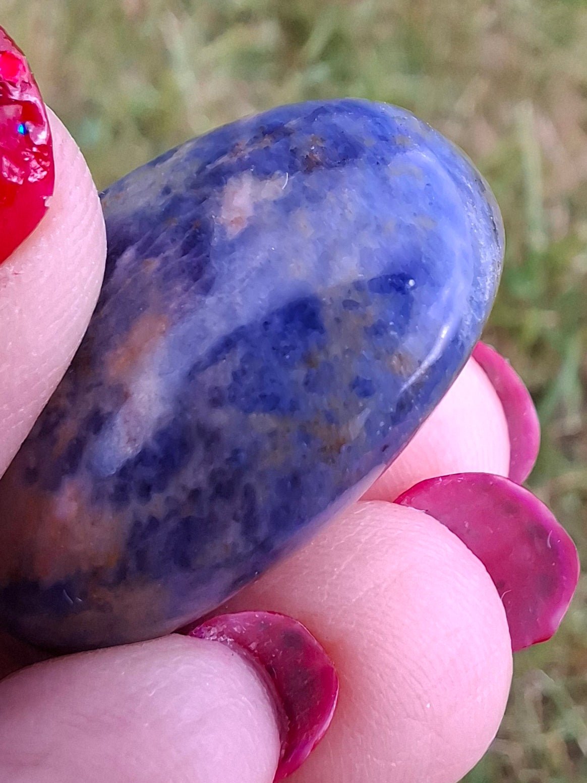 Sodalite, Tumble Stone, Crystal (Ref: T155)