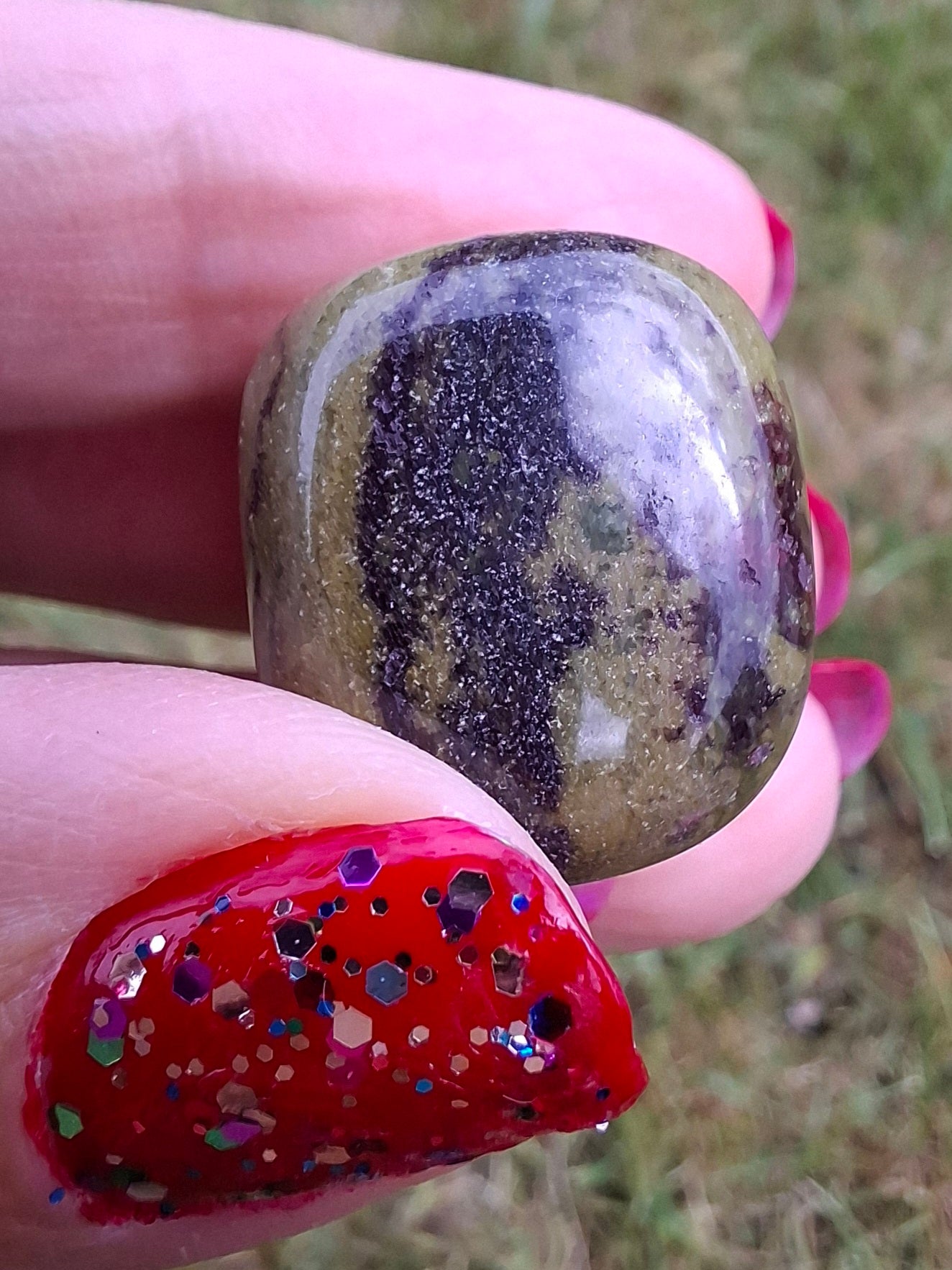 Dragons Blood Jasper, Tumble Stone, Crystal (T111)
