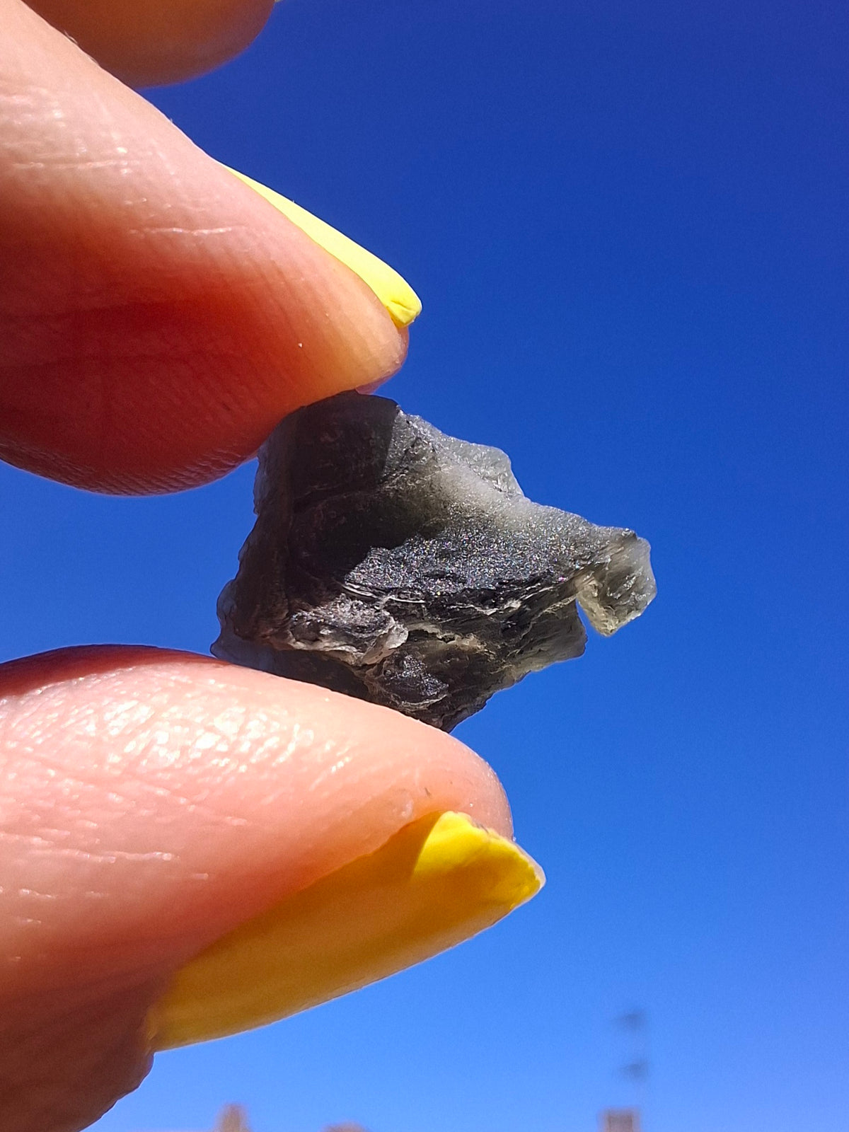 Moldavite Piece, 1.74g, Tektite (Ref: 1513)