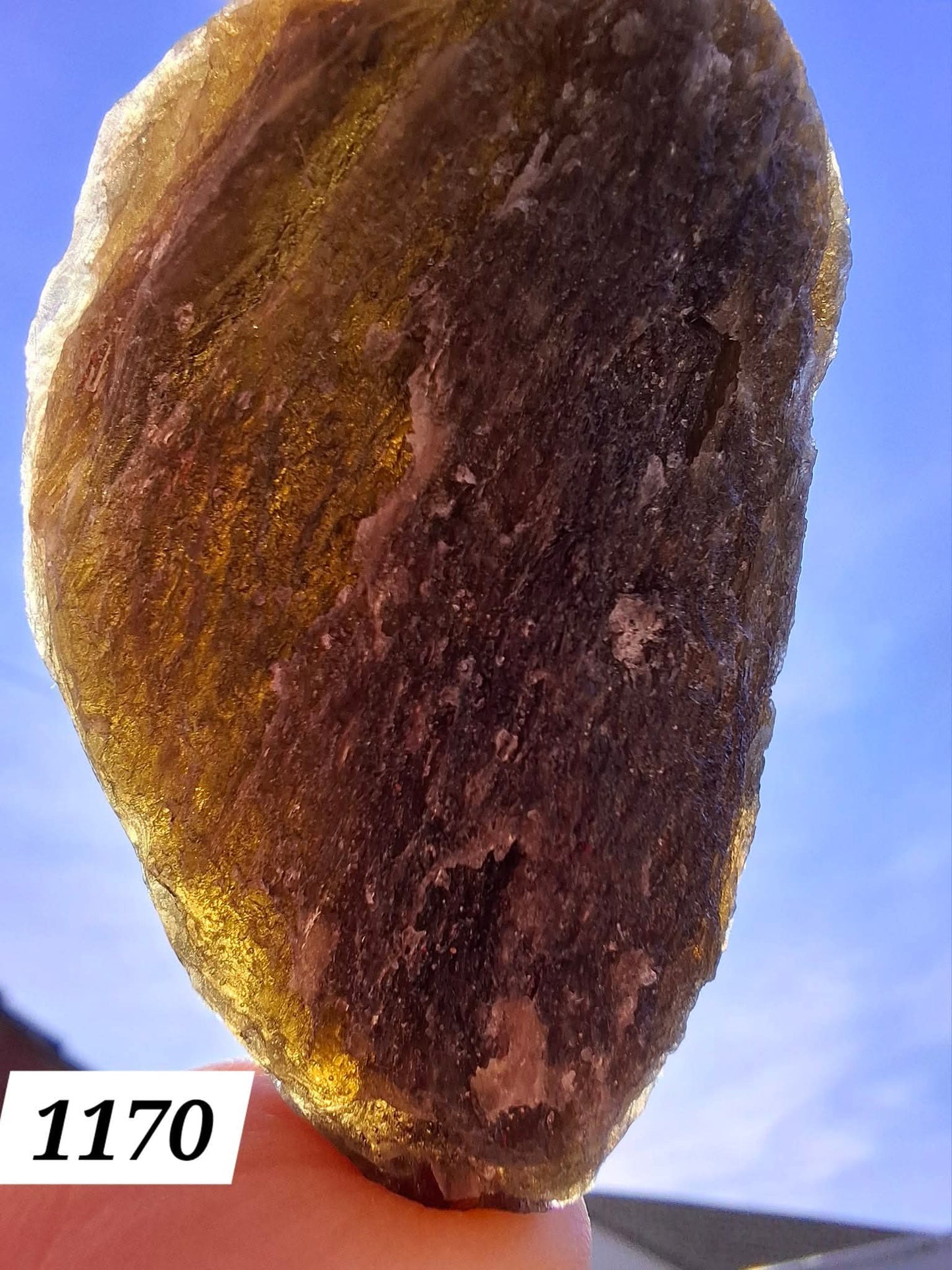 Moldavite Piece, NESMEN HURKA,  26.87g, Tektite (Ref: 1170)