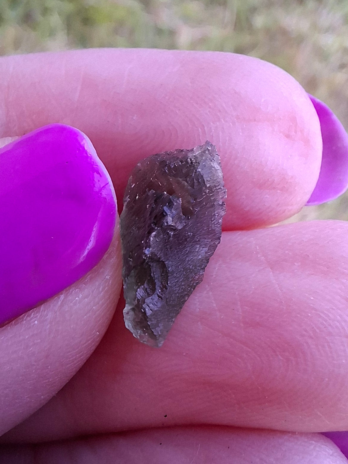 Moldavite Piece, 0.51g, Tektite (Ref: 1450)