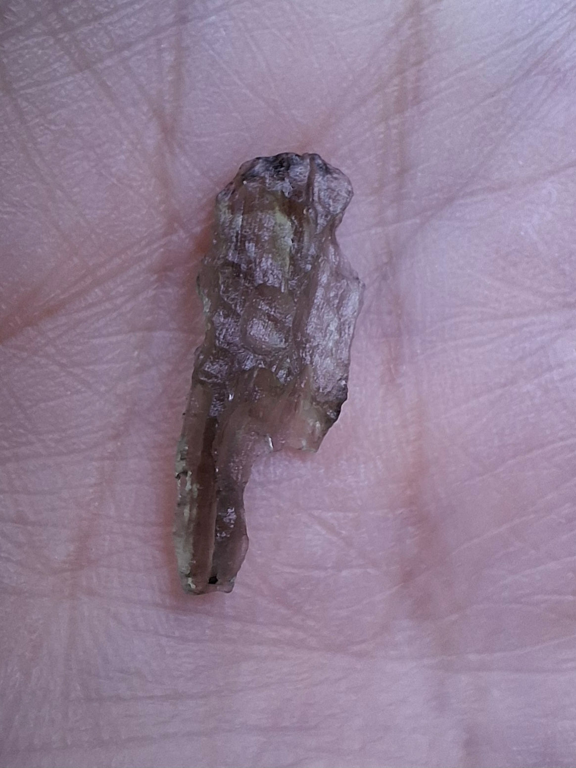 Moldavite small Piece, 0.27g, Tektite (Ref: 1433)