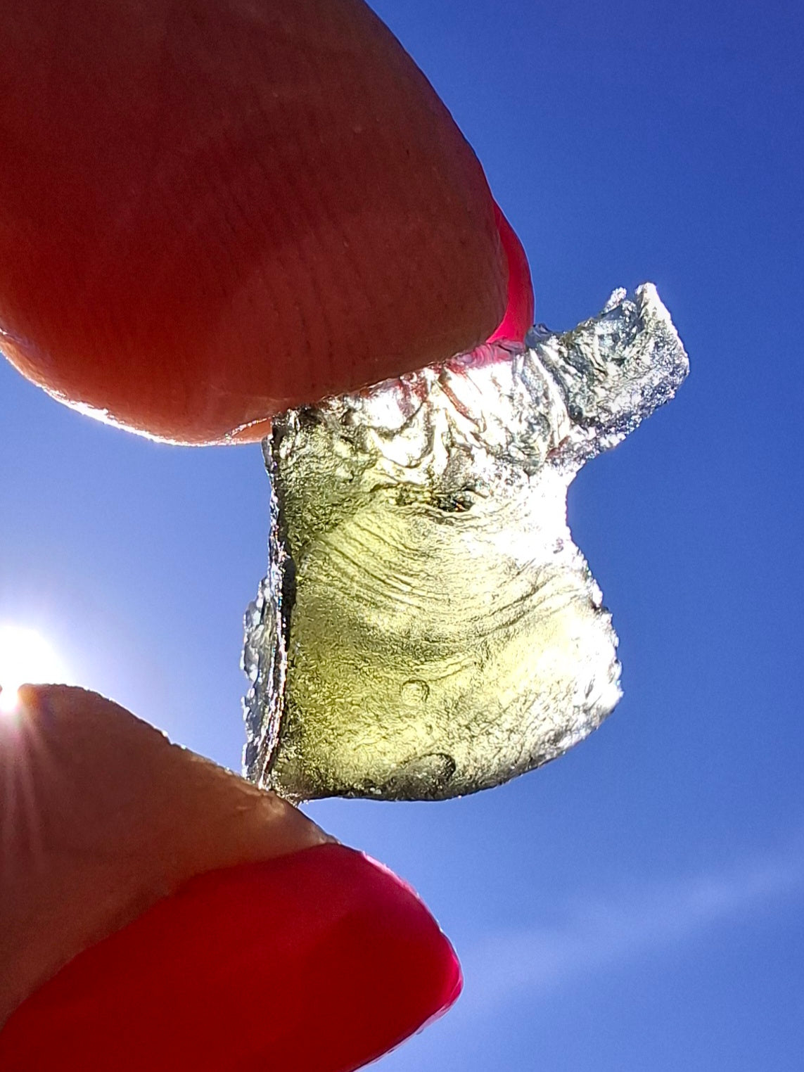 Moldavite Piece, 1.10g, Tektite (Ref: E230)