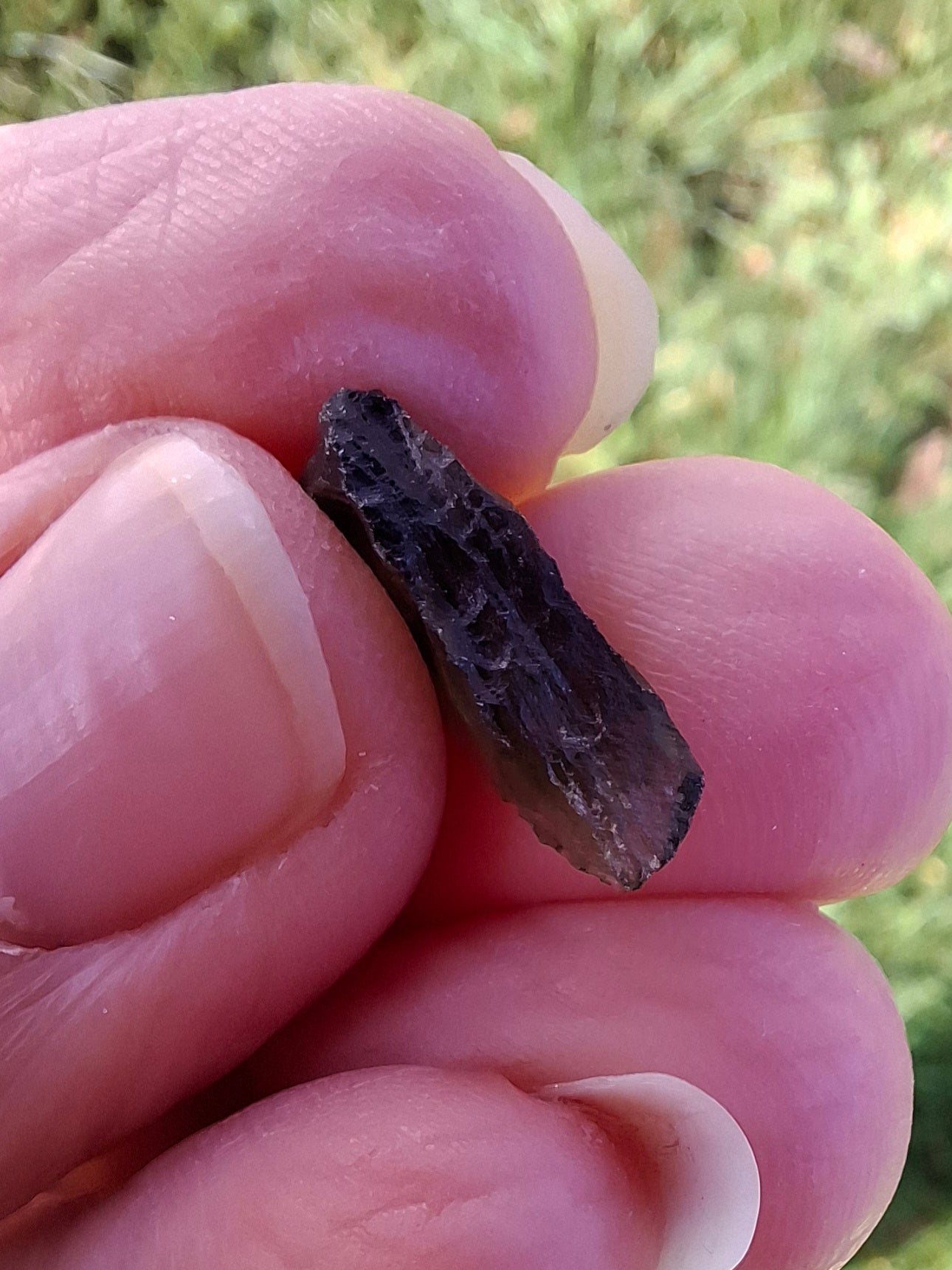 Moldavite Piece, 0.73g, Tektite (Ref: 1334)