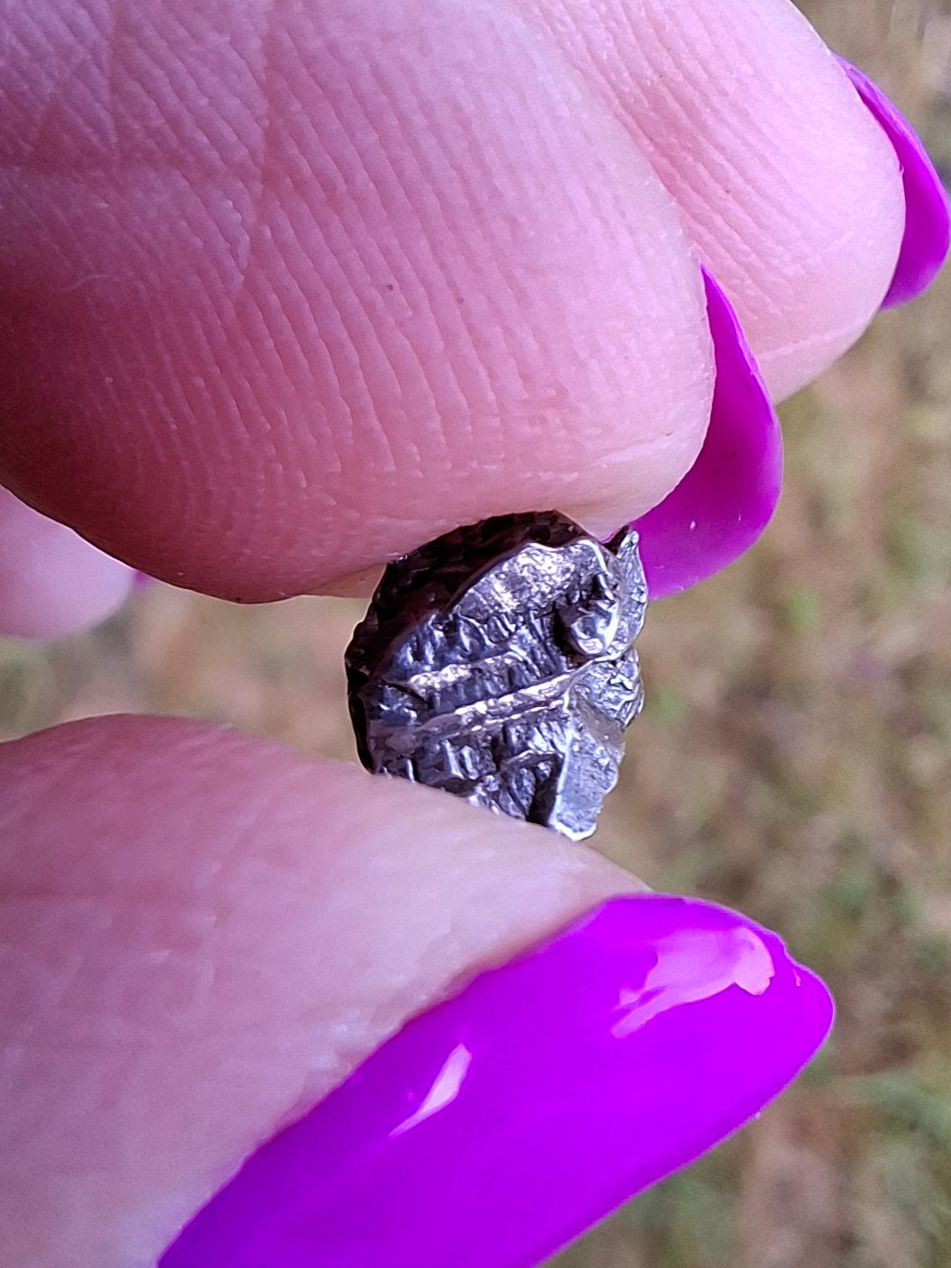 Campo del Cielo, 0.87g, Nickel Iron Meteorite (Ref: C4)