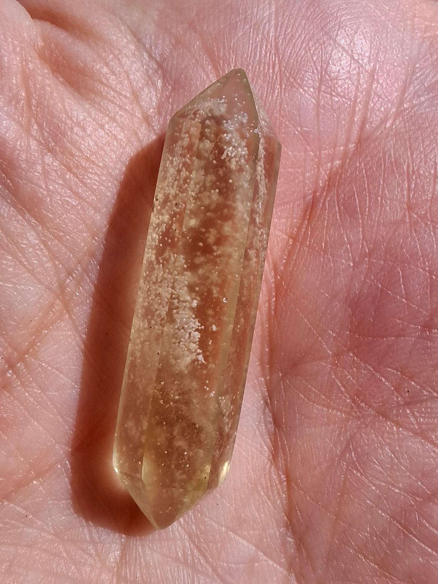 Libyan Desert Glass DT Carving, 3.94g, Tektite (Ref: LDT5)