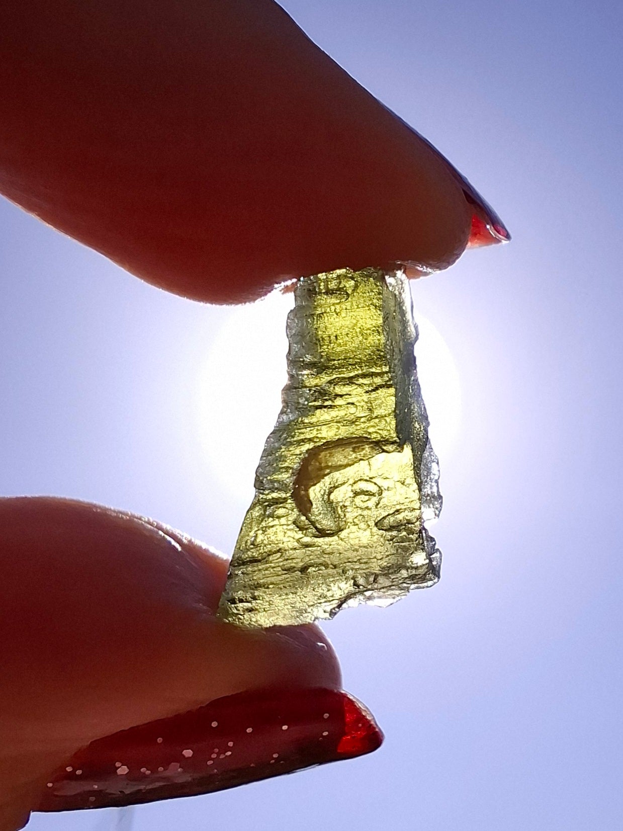 Moldavite Piece, 1.25g, Tektite (Ref: 1470)