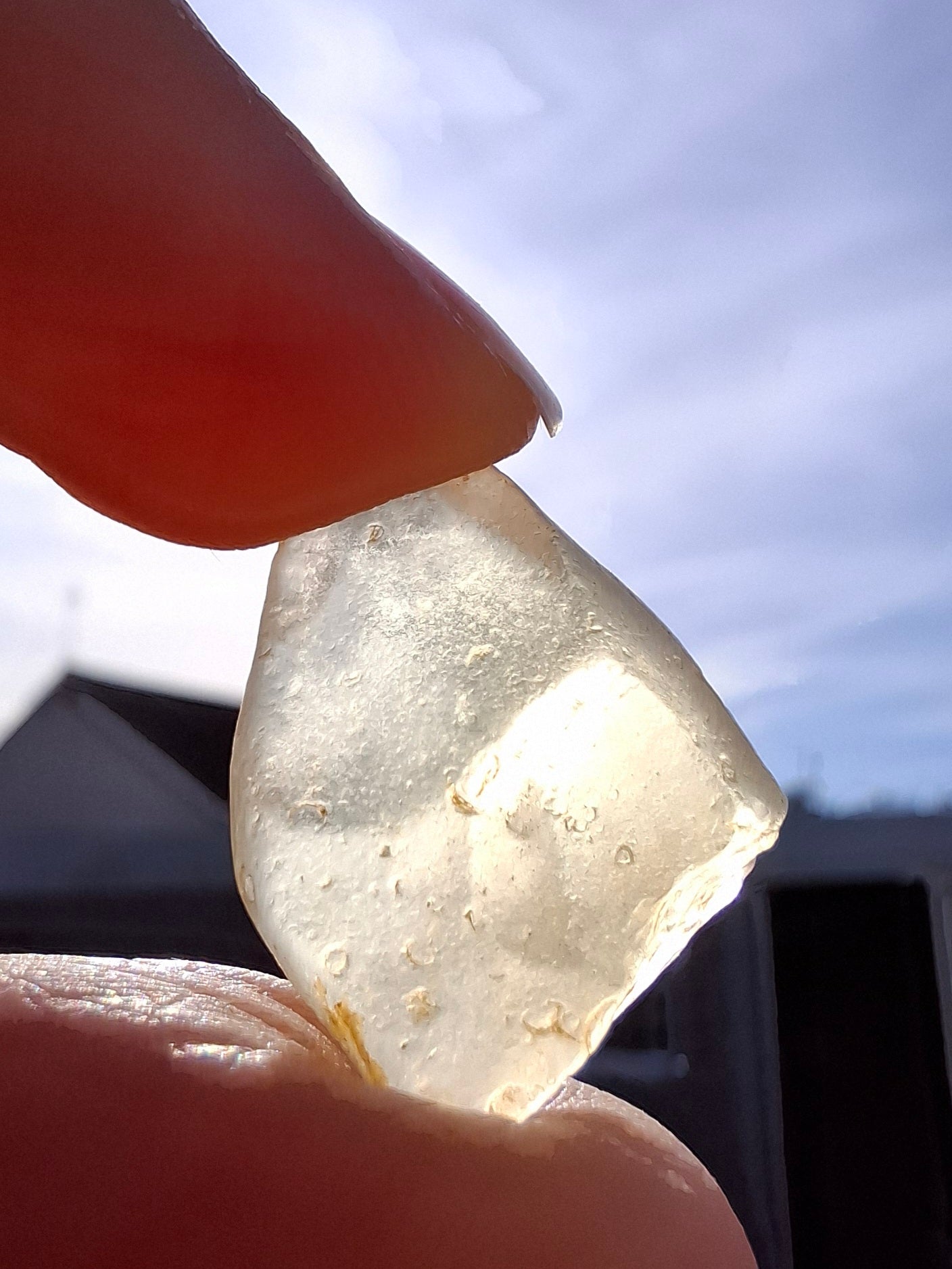Libyan Desert Glass small Piece, 2.91g, Tektite (Ref: L1356)