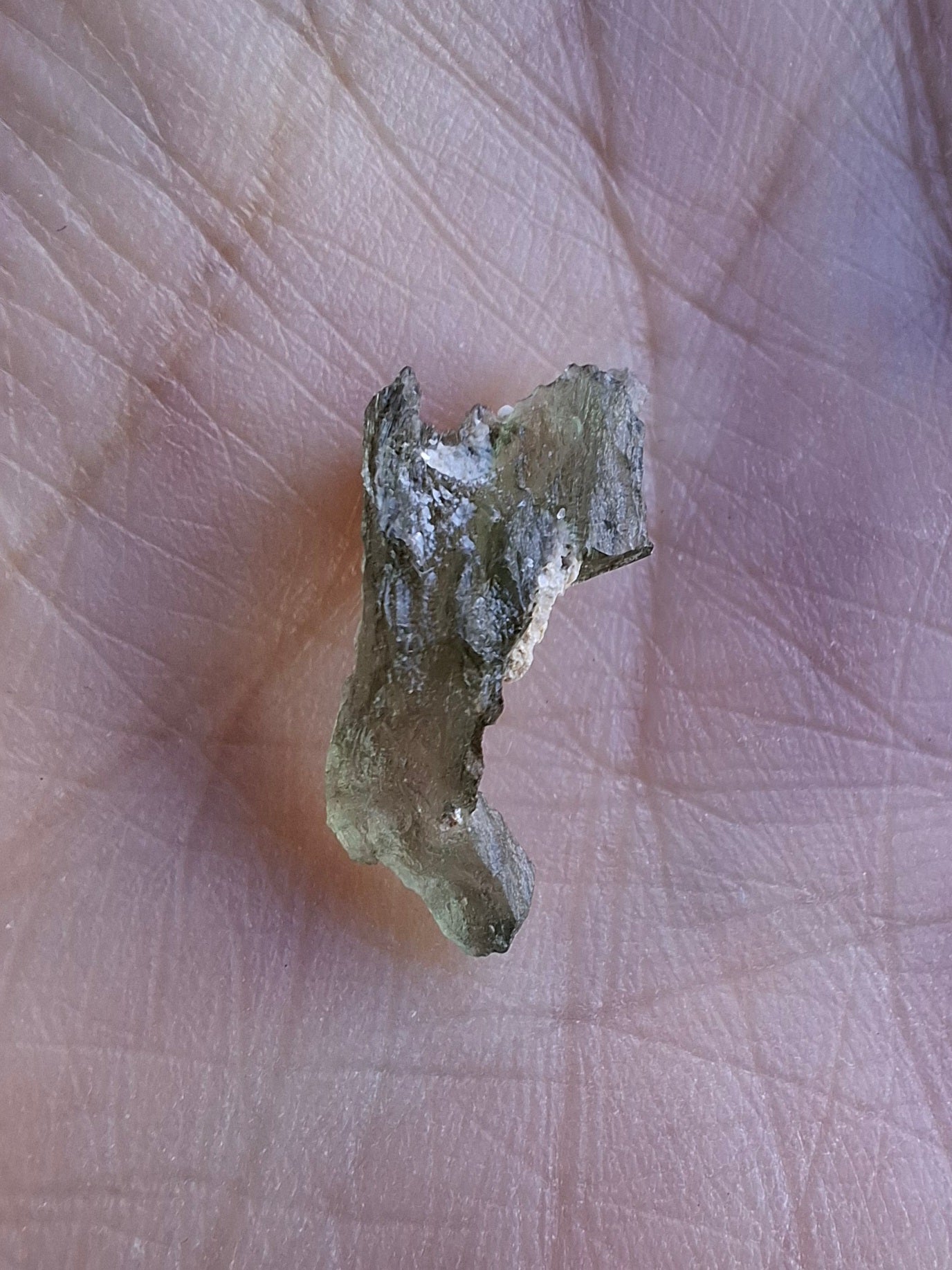Moldavite Piece, 0.48g, Tektite (Ref: 1463)