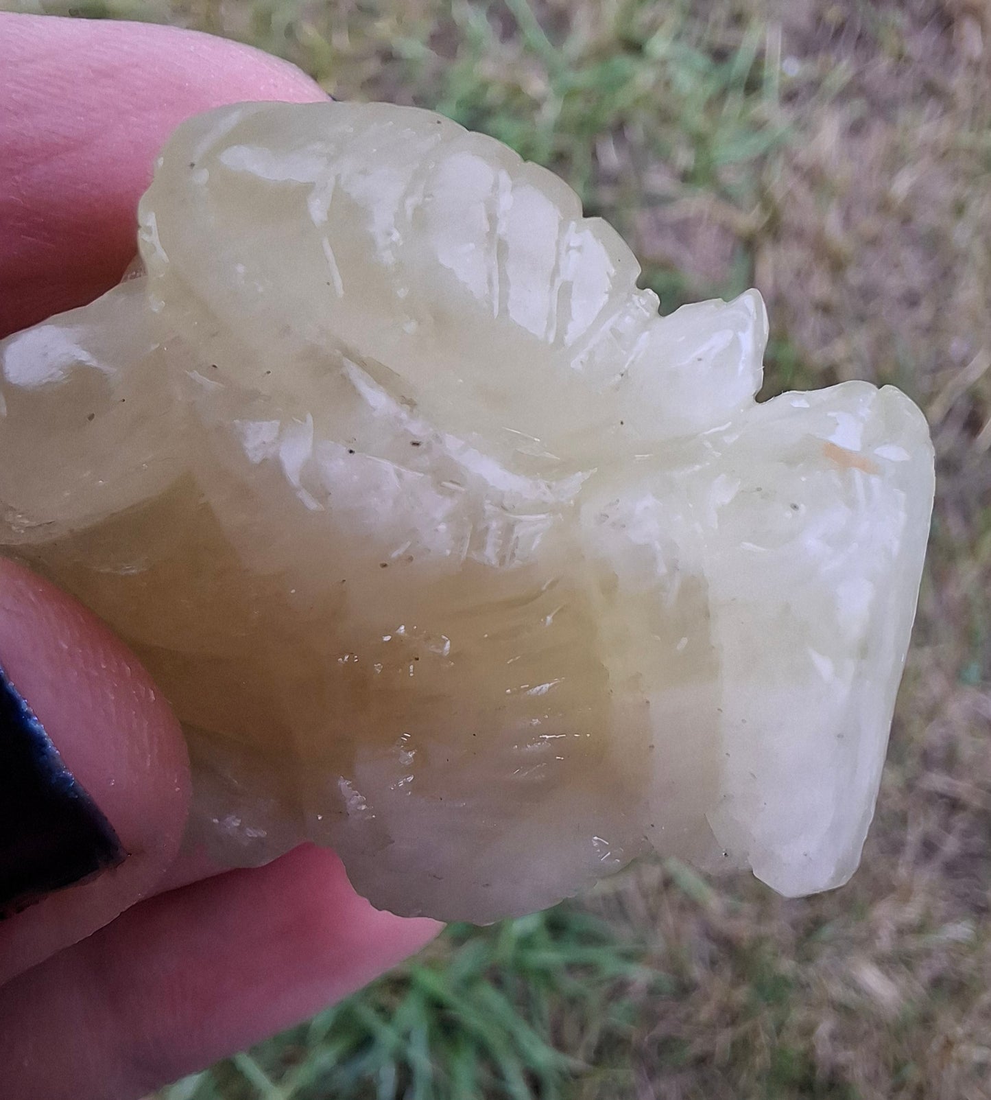 Libyan Desert Glass GANESHA craving, 31.21g, Tektite (Ref: Ganesha2)