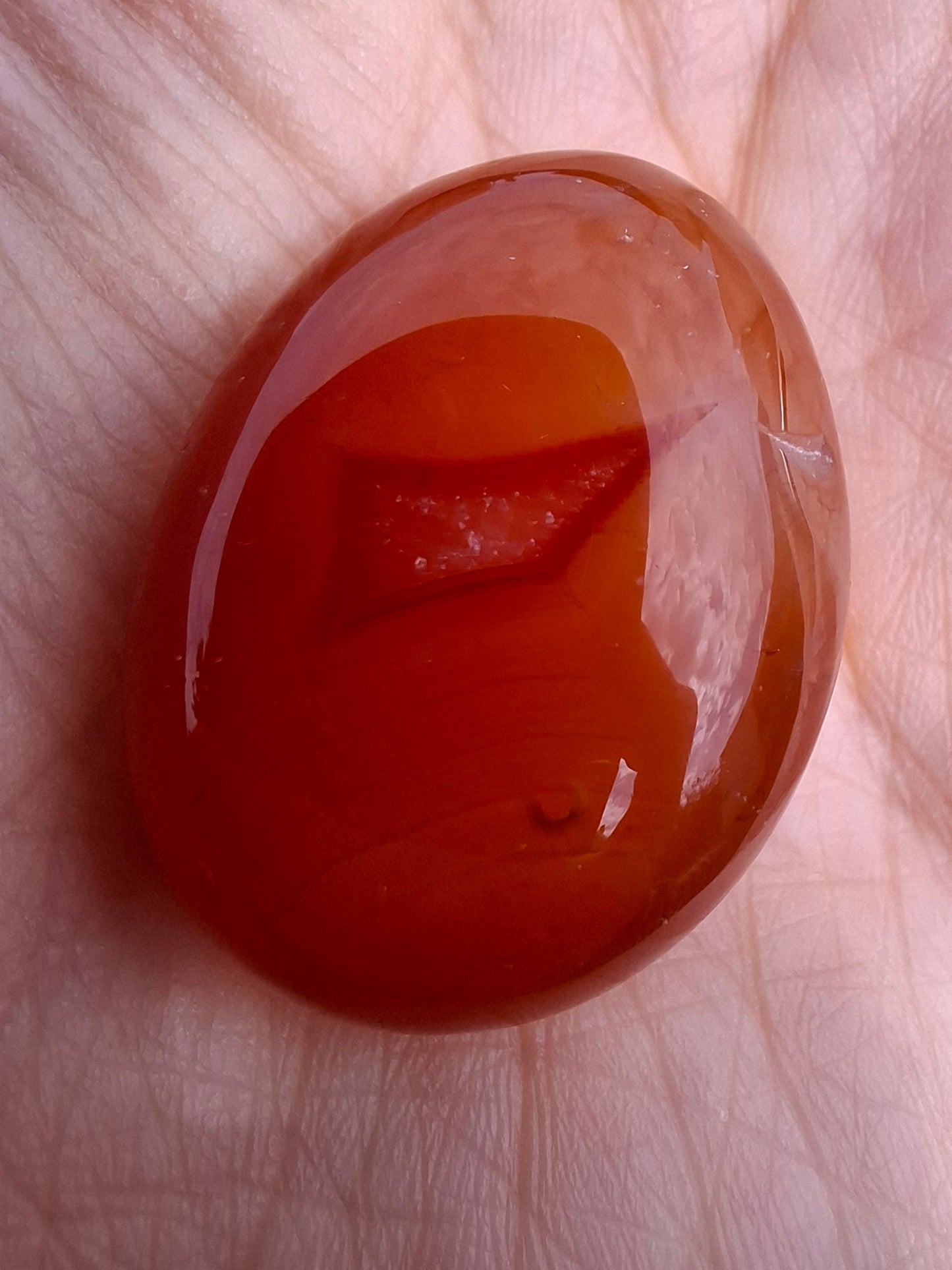 Carnelian, Tumble Stone, Crystal (Ref: T65)