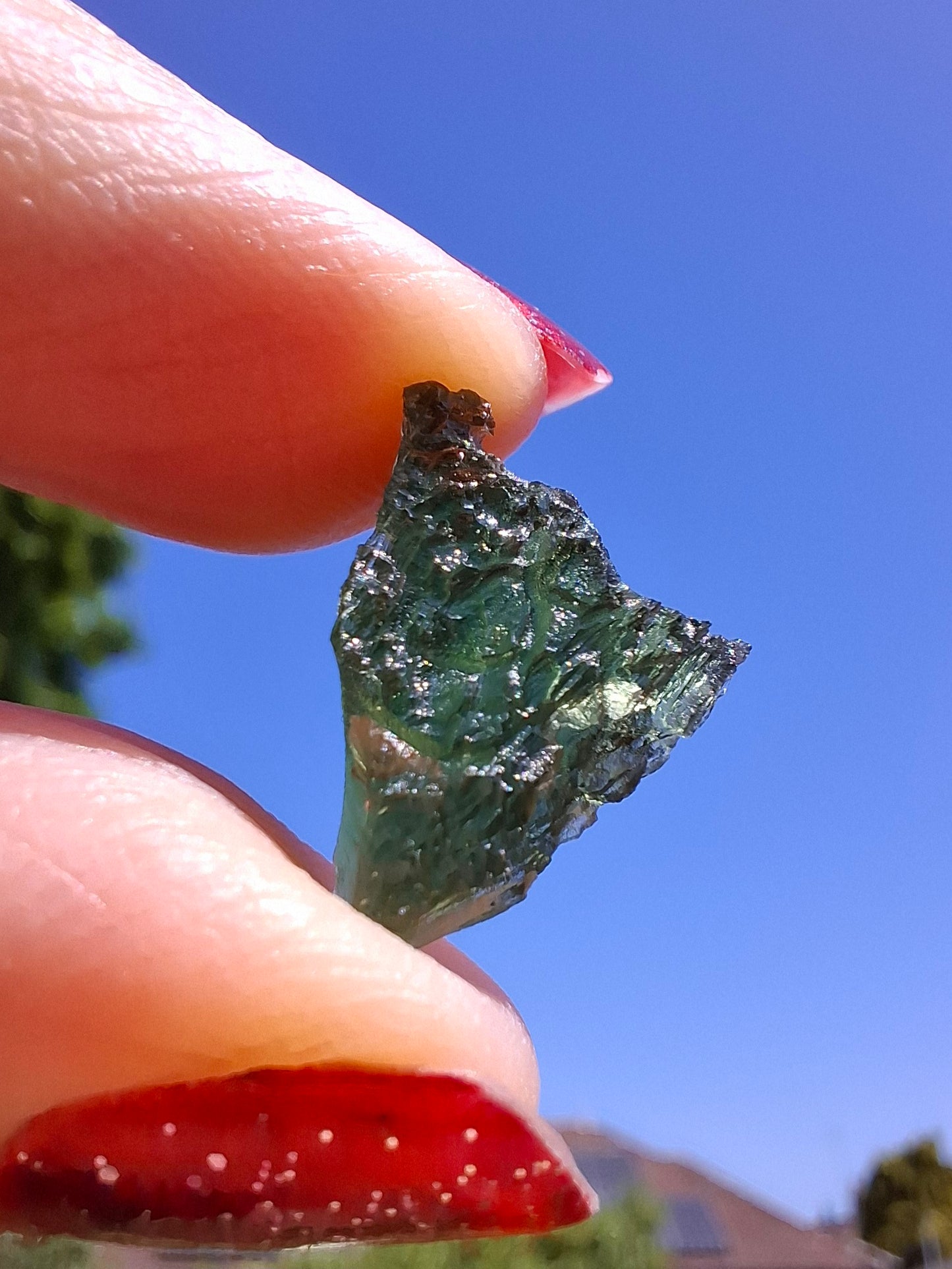 Moldavite Piece, 1.55g, Tektite (Ref: 1469)
