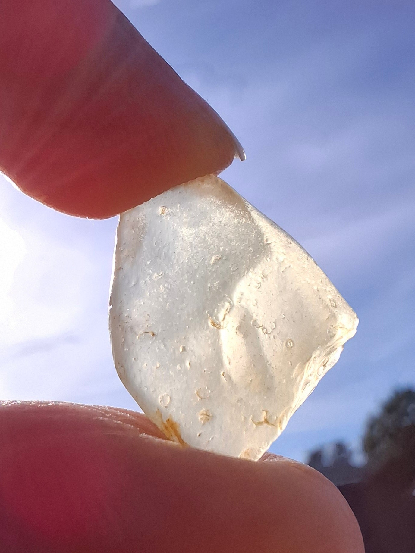 Libyan Desert Glass small Piece, 2.91g, Tektite (Ref: L1356)
