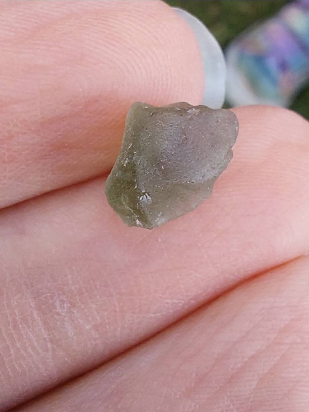 Moldavite Piece, 0.52g, Tektite (Ref: E226)