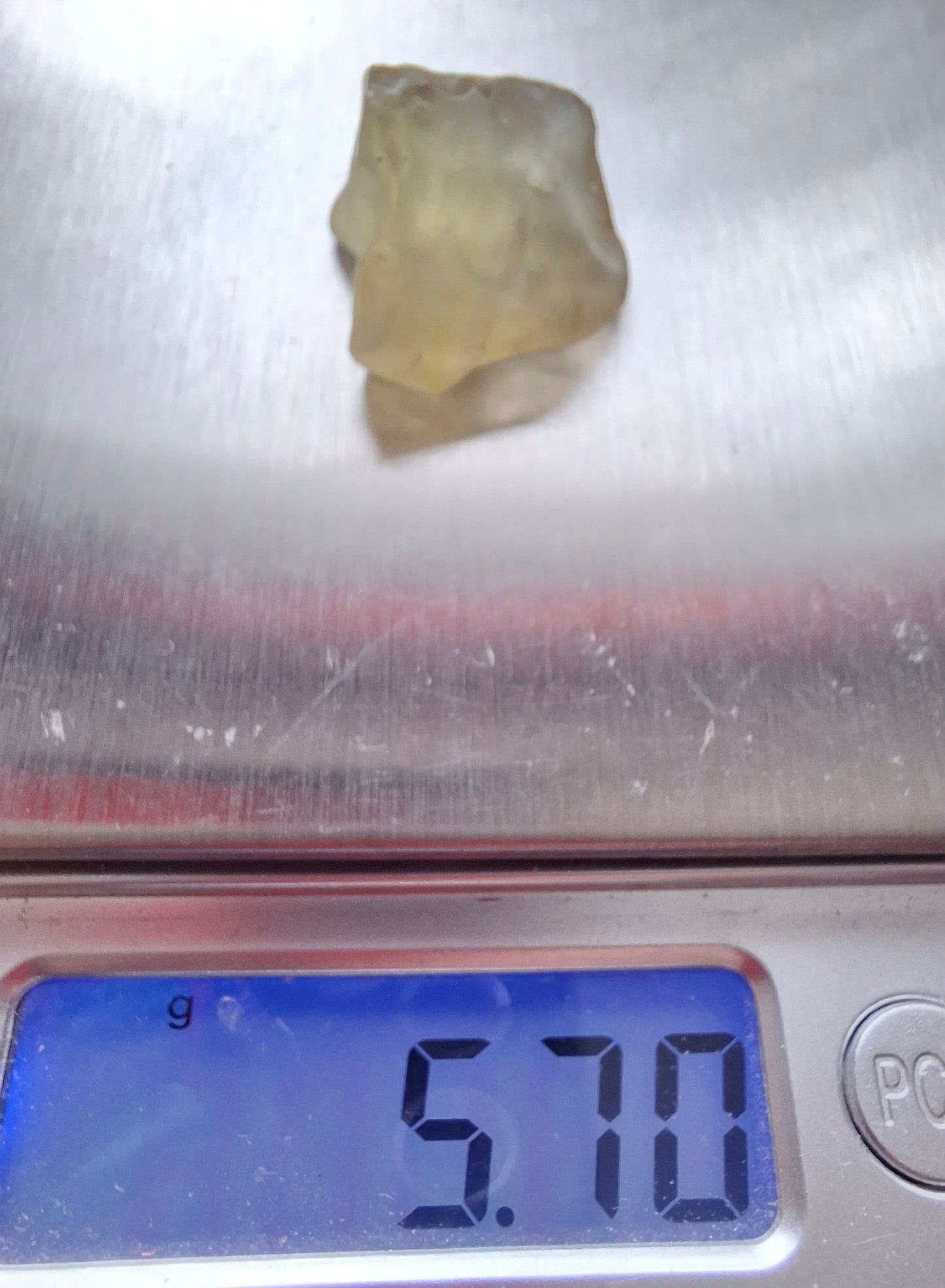 Libyan Desert Glass Piece, 5.70g, Tektite