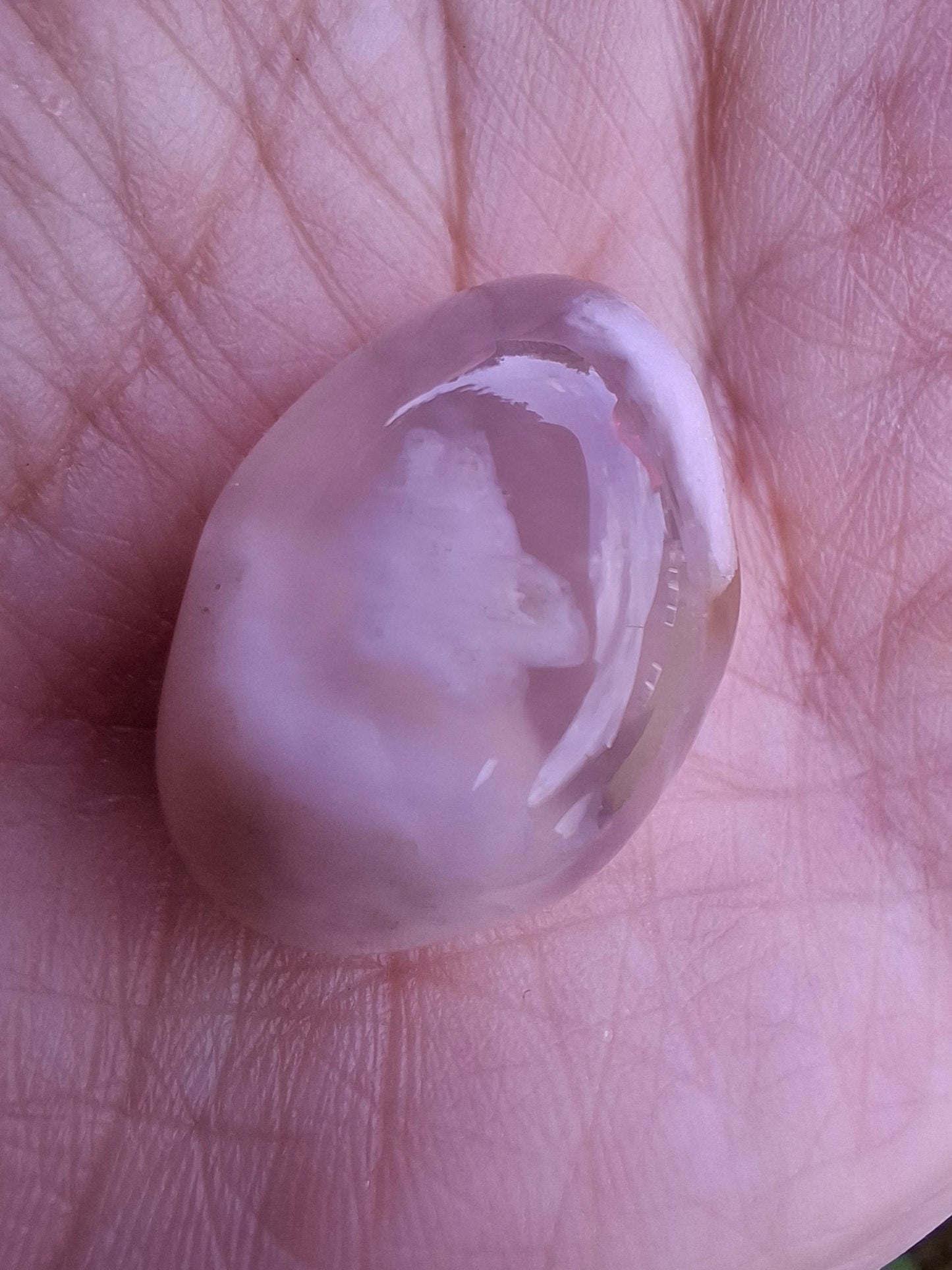 Flower Agate, Tumble Stone, Crystal (Ref: T76)