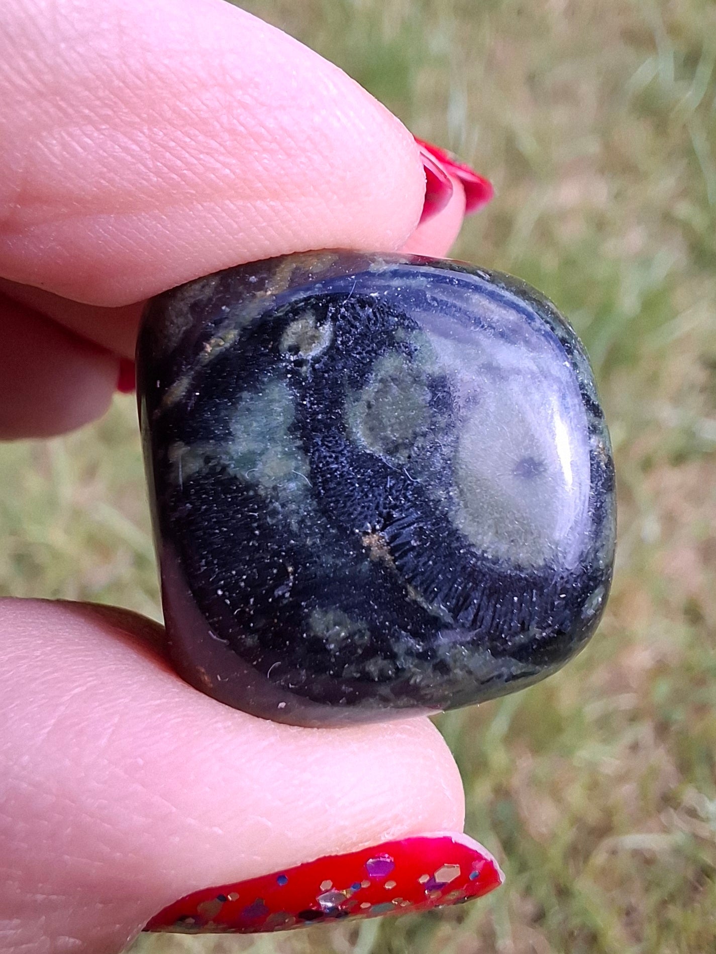 Kambaba Jasper, Tumble Stone, Crystal (Ref: T160)