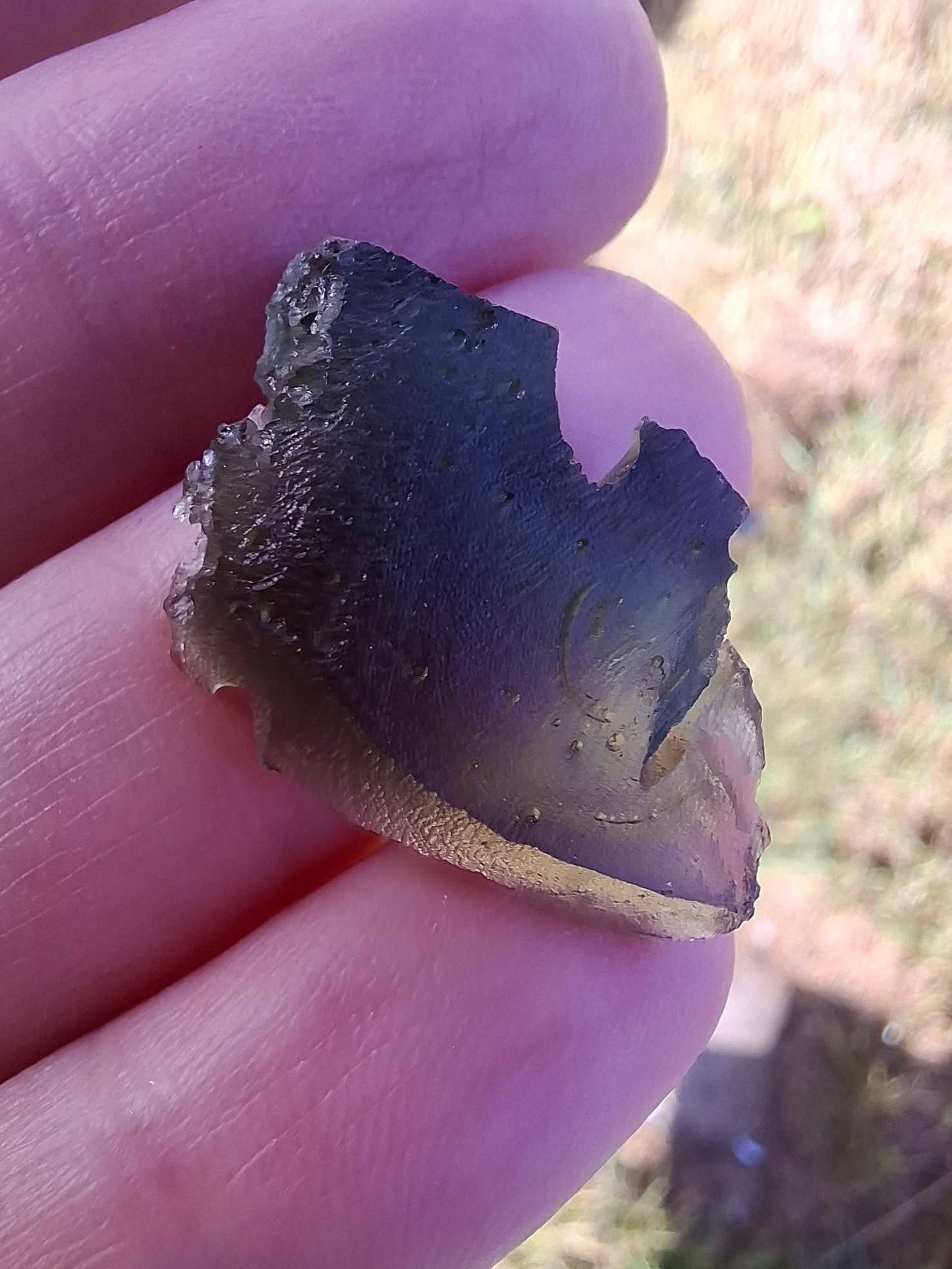 Moldavite Piece, 2.79g, Tektite (Ref: 1300)