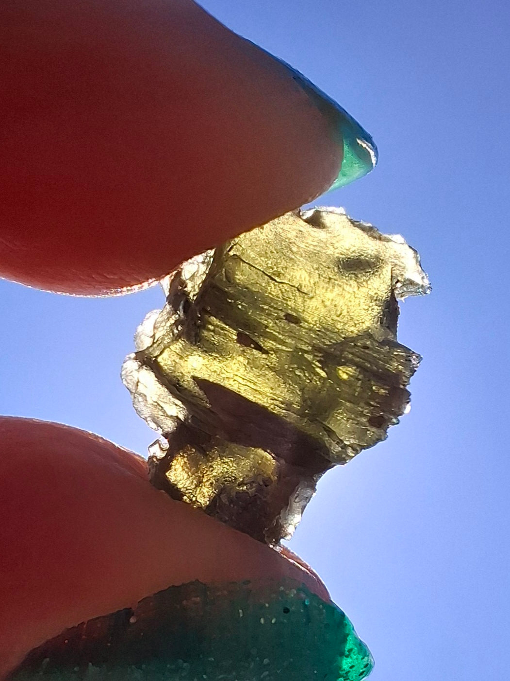 Moldavite Piece, 1.07g, Tektite (Ref: 1422)