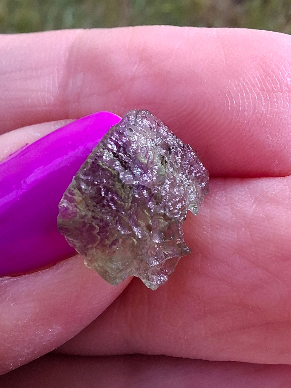 Moldavite Piece, 0.59g, Tektite (Ref: 1428)