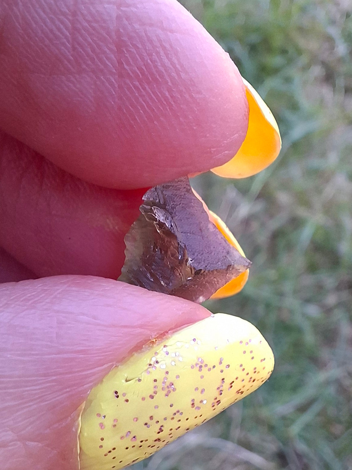 Moldavite small Piece, 0.37g, Tektite (Ref: 1478)