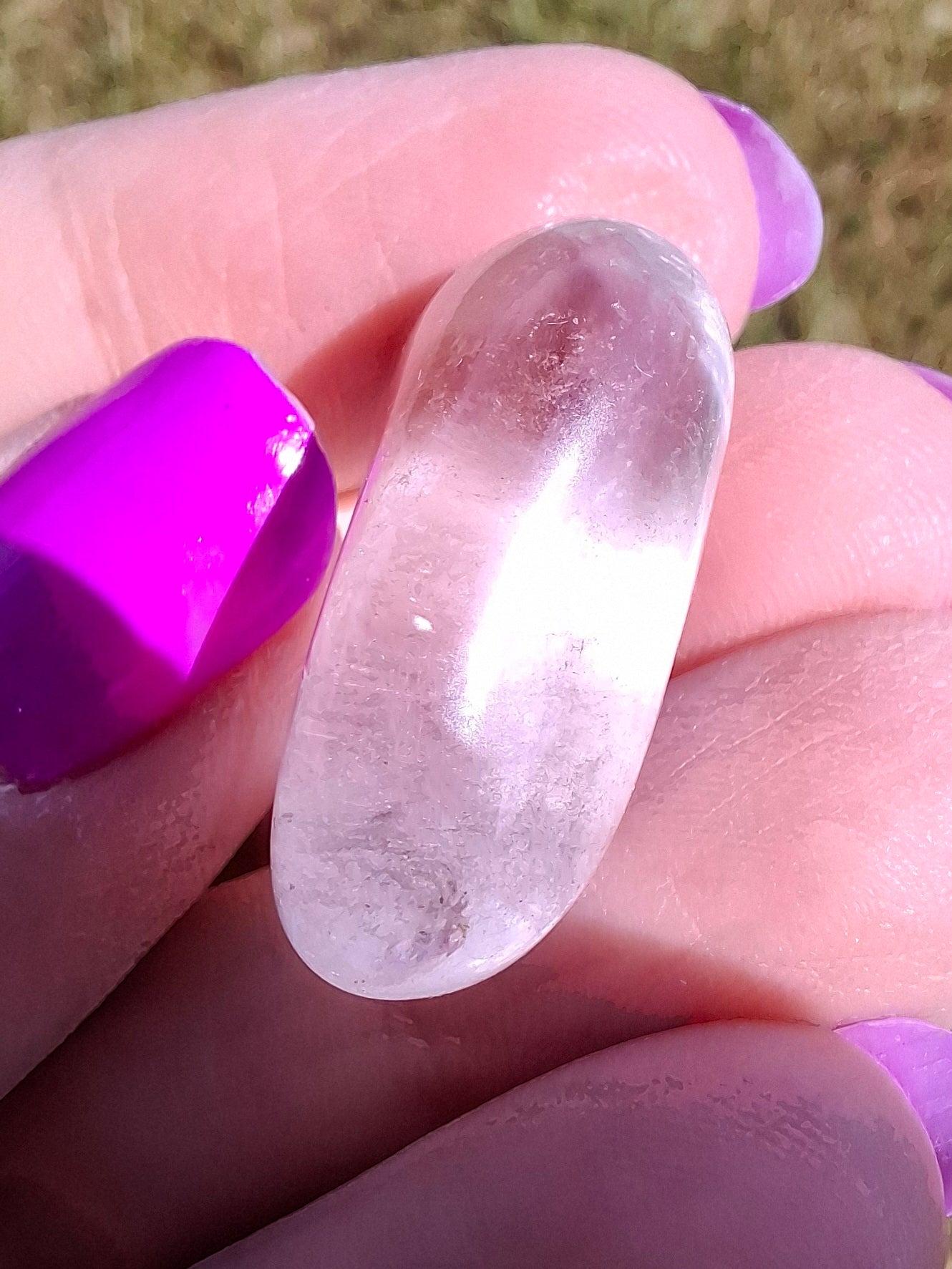 Clear Quartz, Tumble Stone, Crystal (Ref: T25)