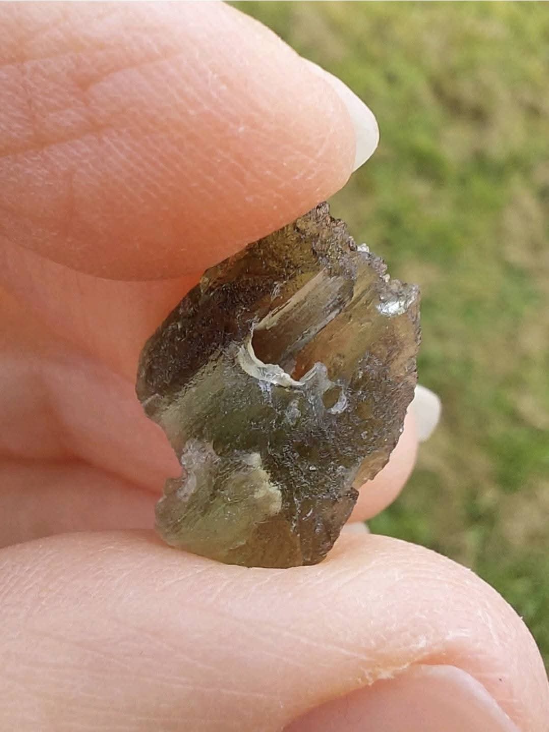 Moldavite Piece, 1.64g, Tektite (Ref 889)