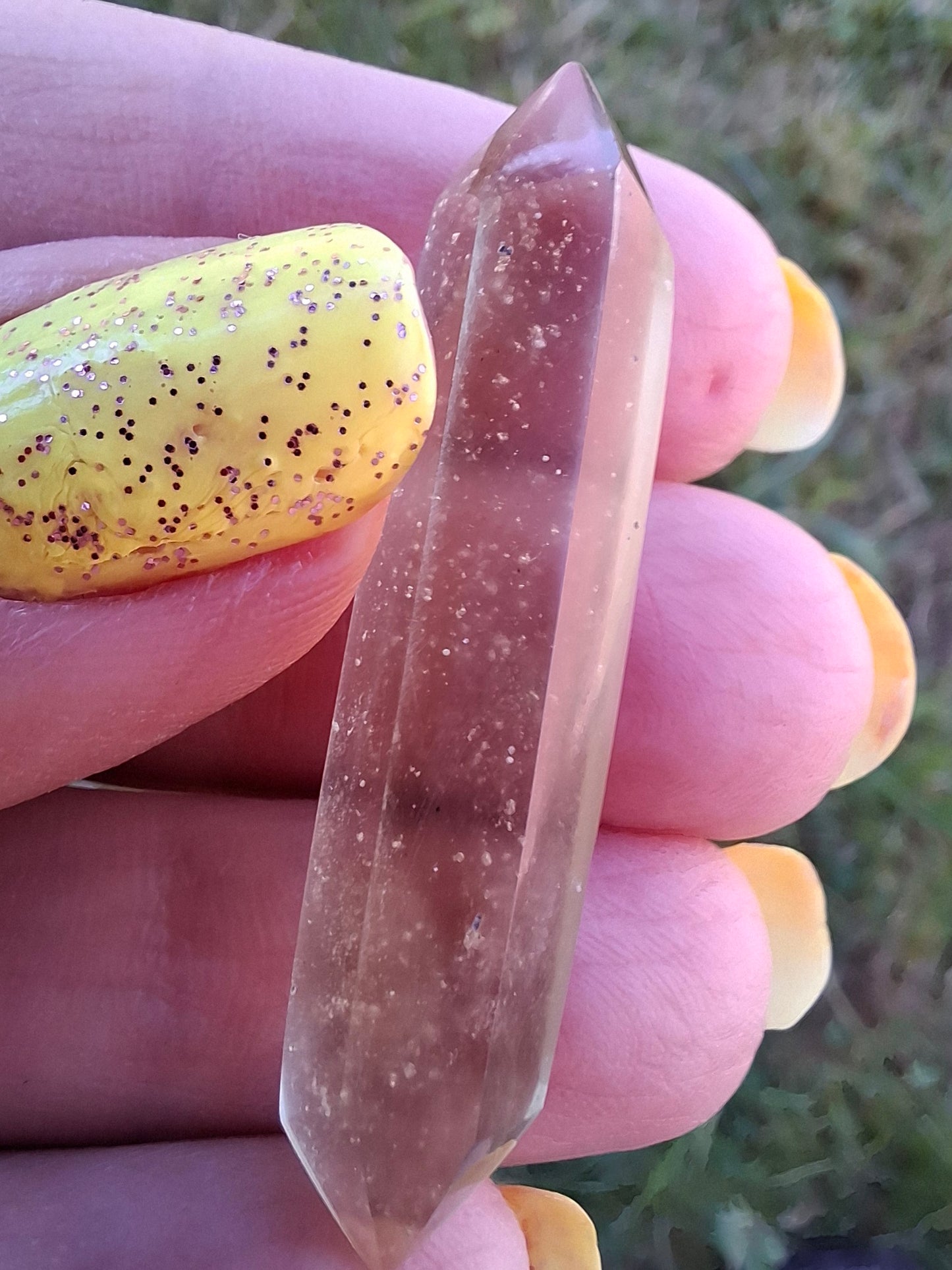 Libyan Desert Glass DT Carving, 4.57g, Tektite (Ref: LDT8)