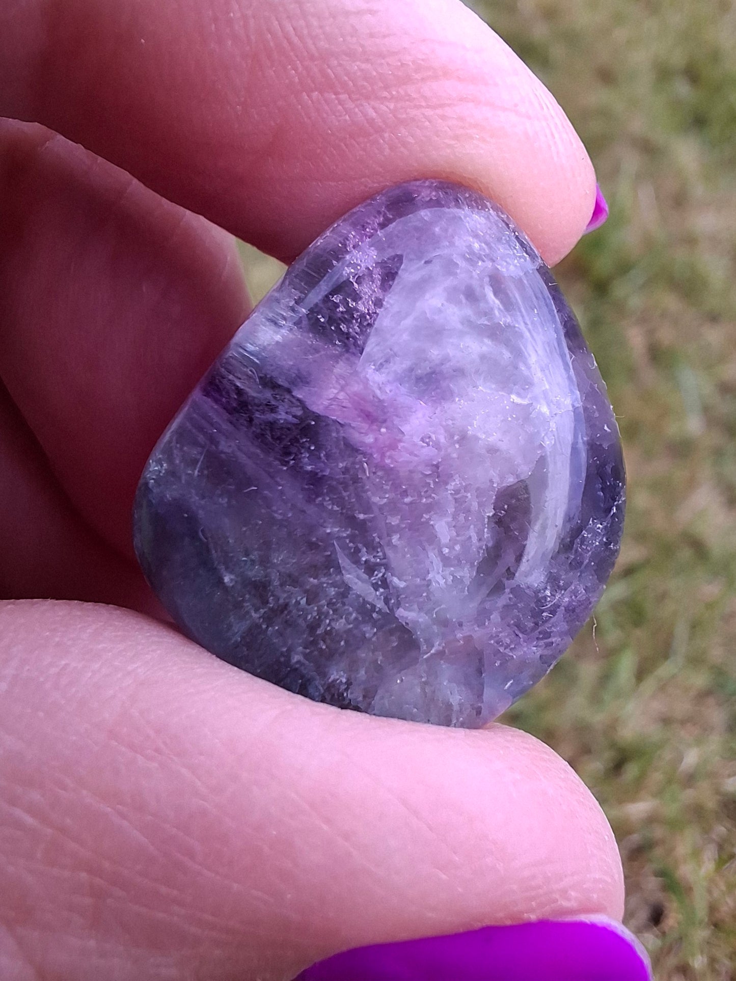 Fluorite, Tumble Stone, Crystal (Ref: T53)