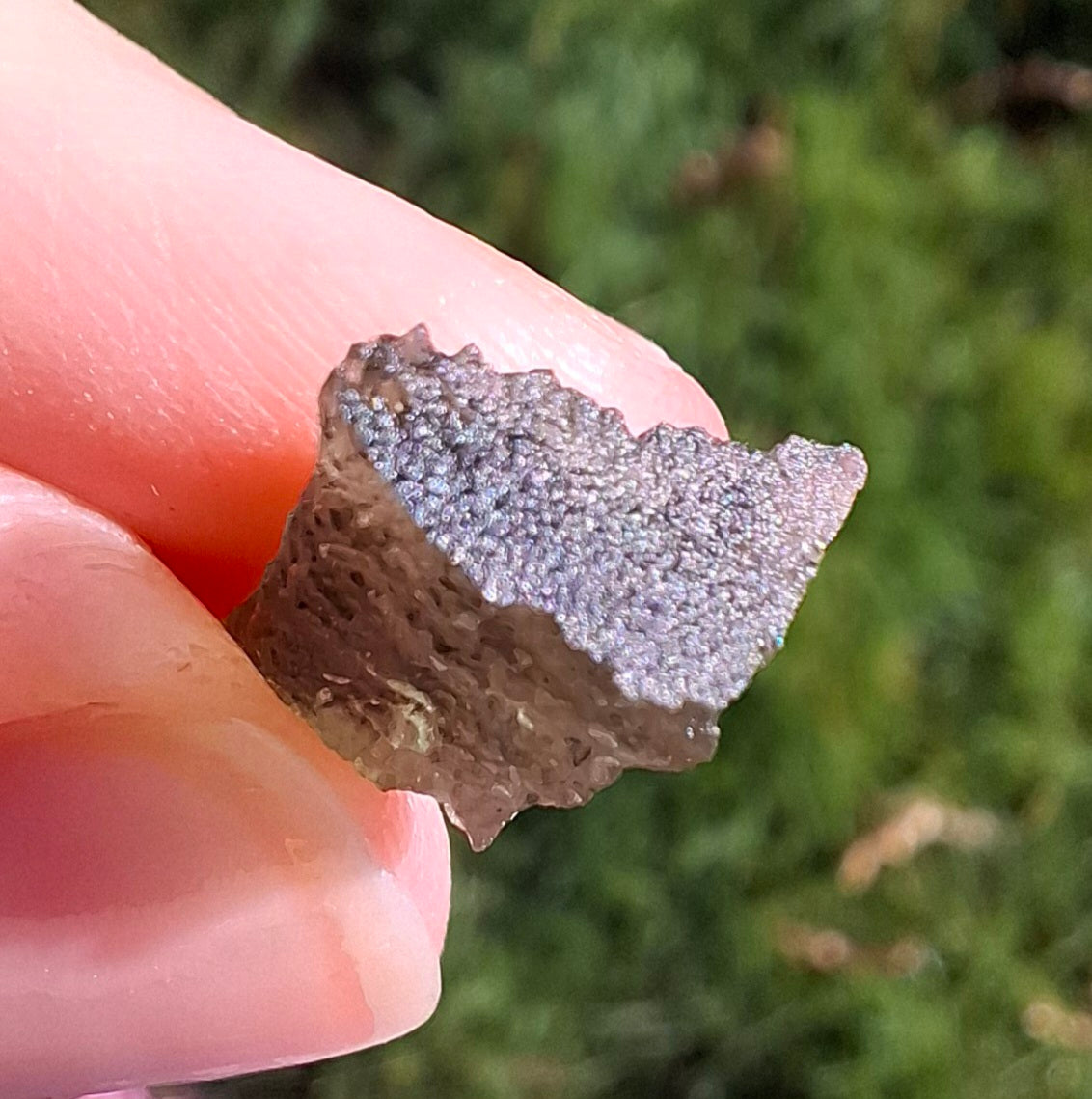 Moldavite Piece, 0.73g, Tektite (Ref: 1331)