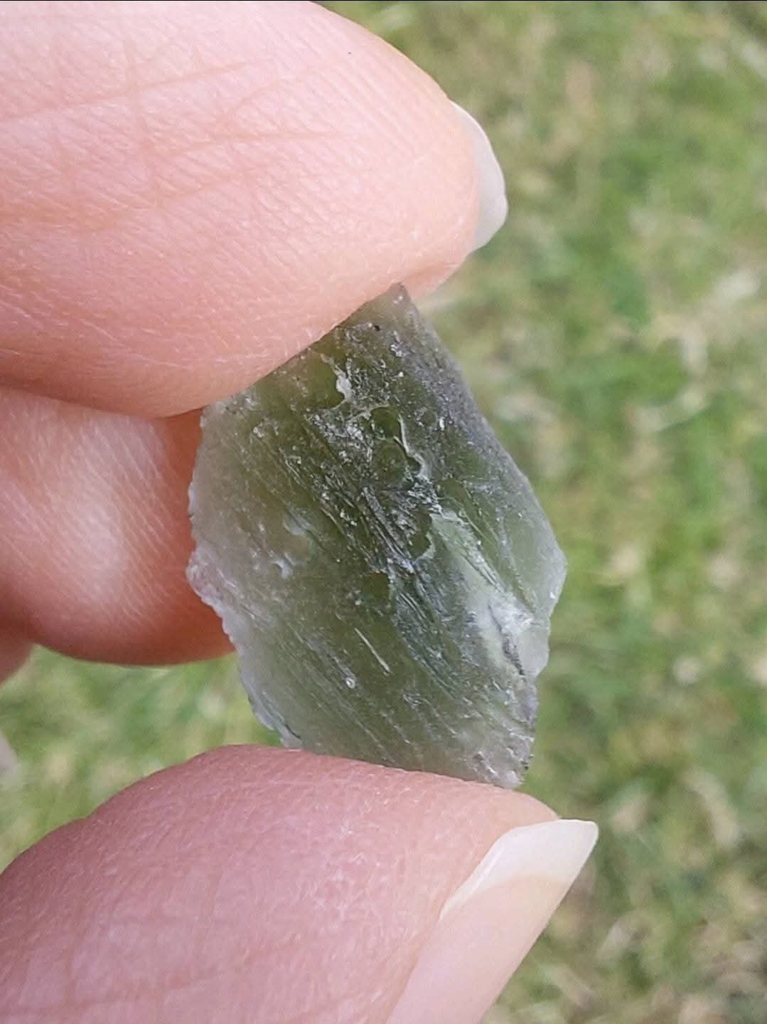 Moldavite Piece, 1.05g, Tektite (Ref: E182)