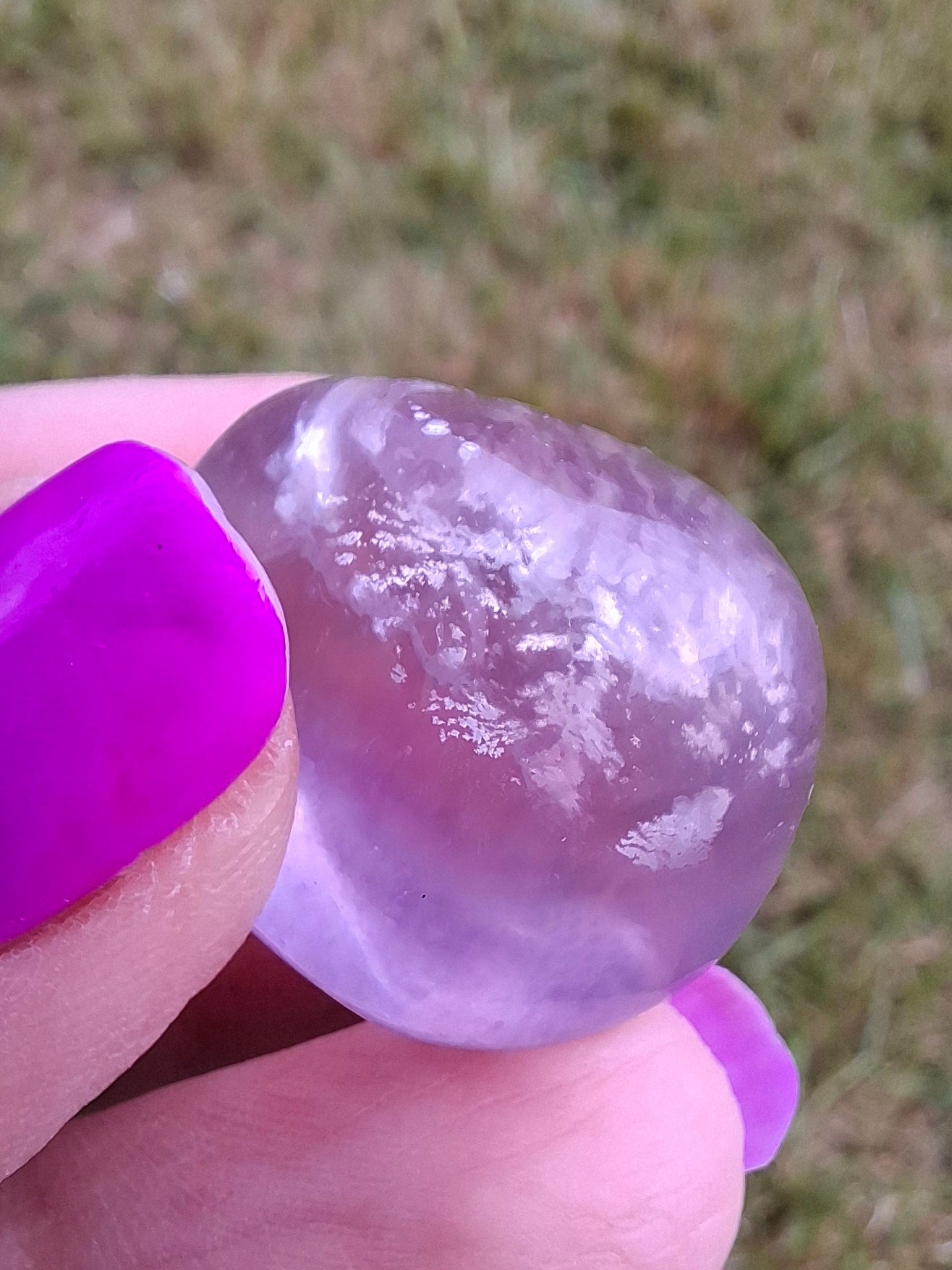 Fluorite, Tumble Stone, Crystal (Ref: T52)