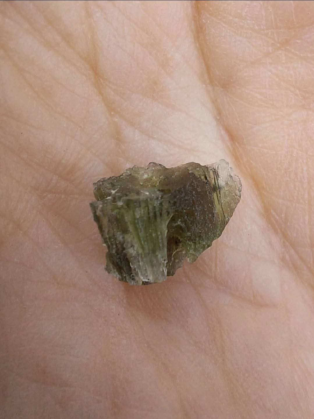 Moldavite Piece, 0.59g, Tektite (Ref: E168)