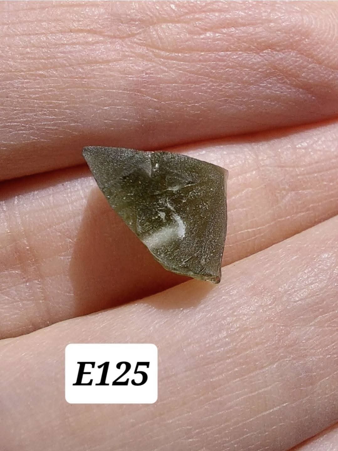 Moldavite Piece, 0.78g, Tektite (Ref: E125)