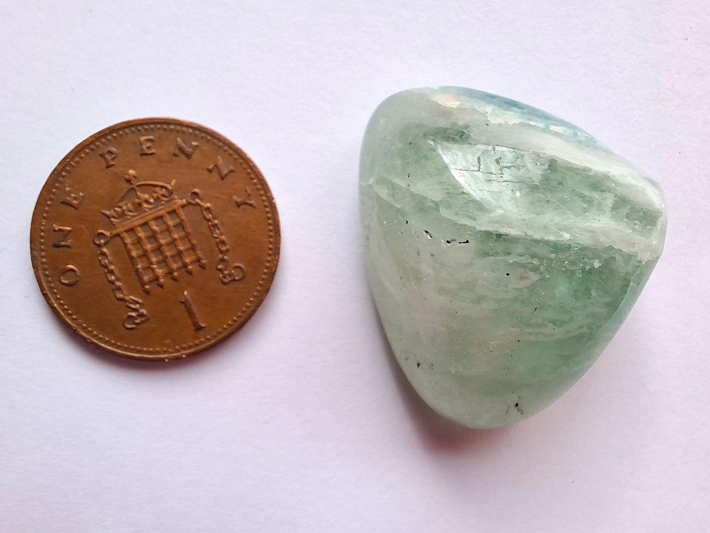 Fluorite, Tumble Stone, Crystal (Ref: T56)