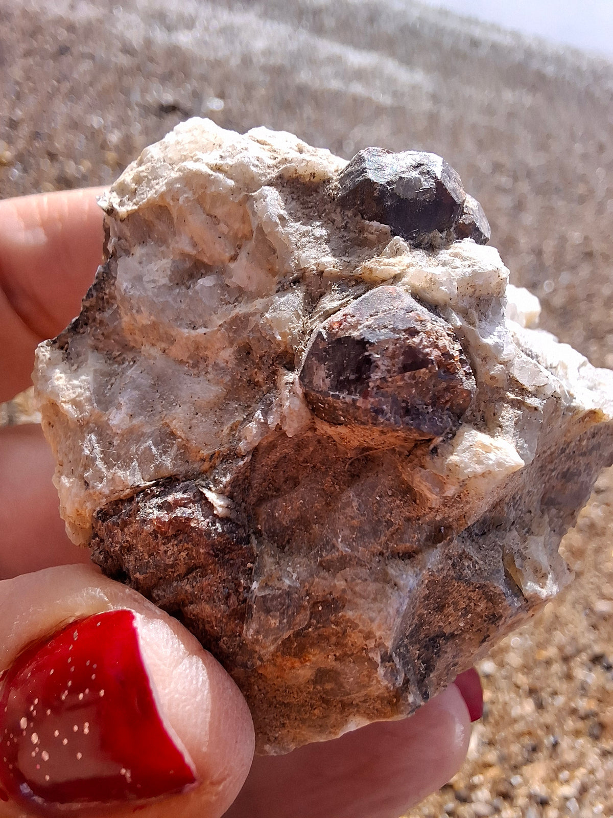 (Dig your own) Garnet in Matrix, Crystal (Ref: RG6)