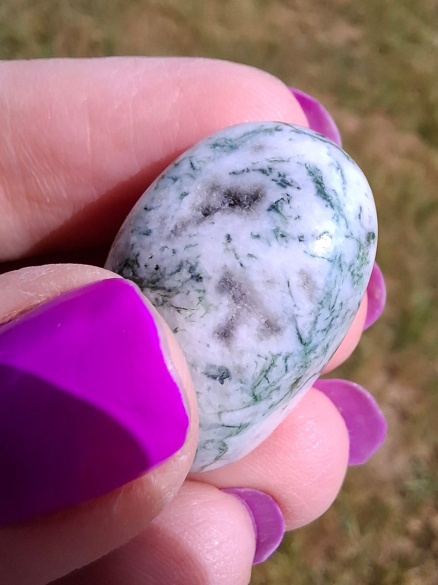 Tree Agate, Tumble Stone, Crystal (Ref: T3)