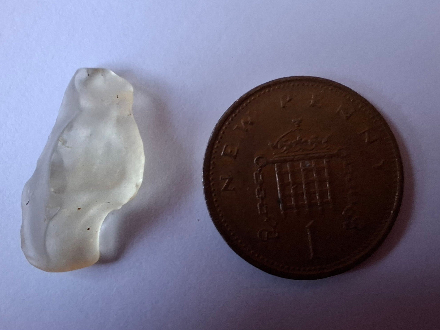 Libyan Desert Glass small piece, 1.22g, Tektite (Ref: L1348)
