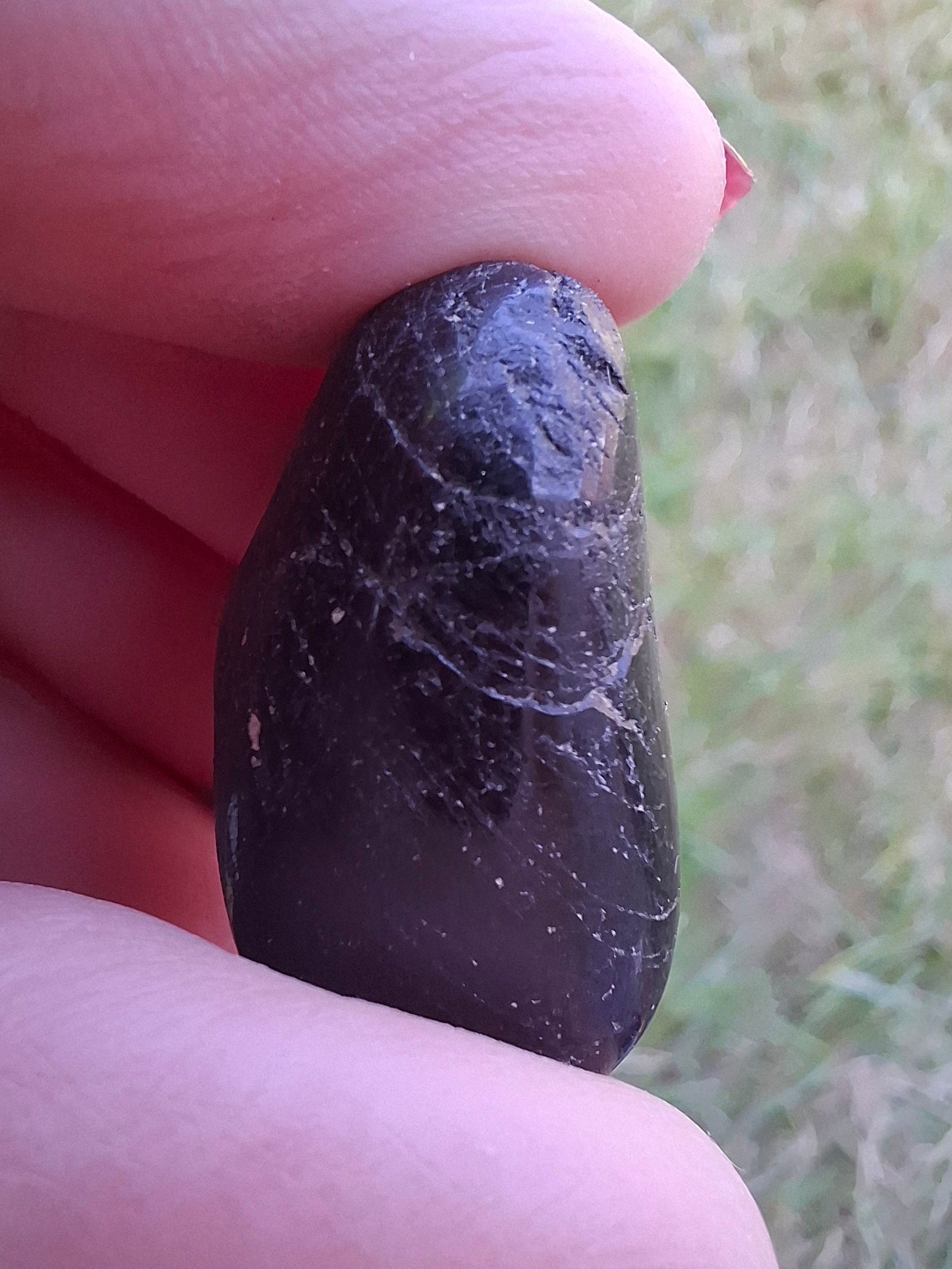 Black Tourmaline, Tumble Stone, Crystal (Ref: T219)