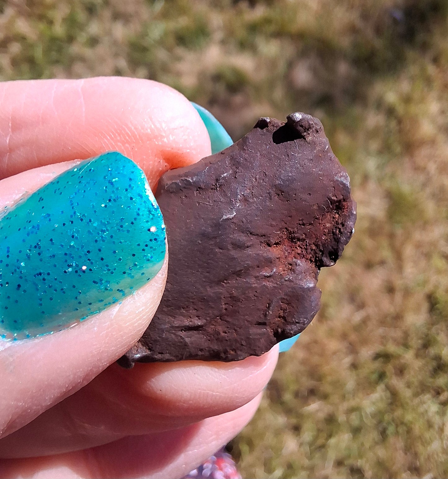 Gebel Kamil Iron Meteorite, 13.55g (Ref: K41)