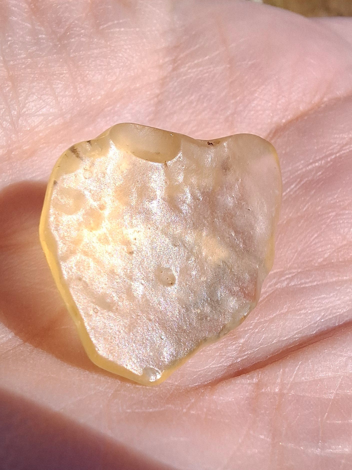 Libyan Desert Glass Piece, 4.76g, Tektite