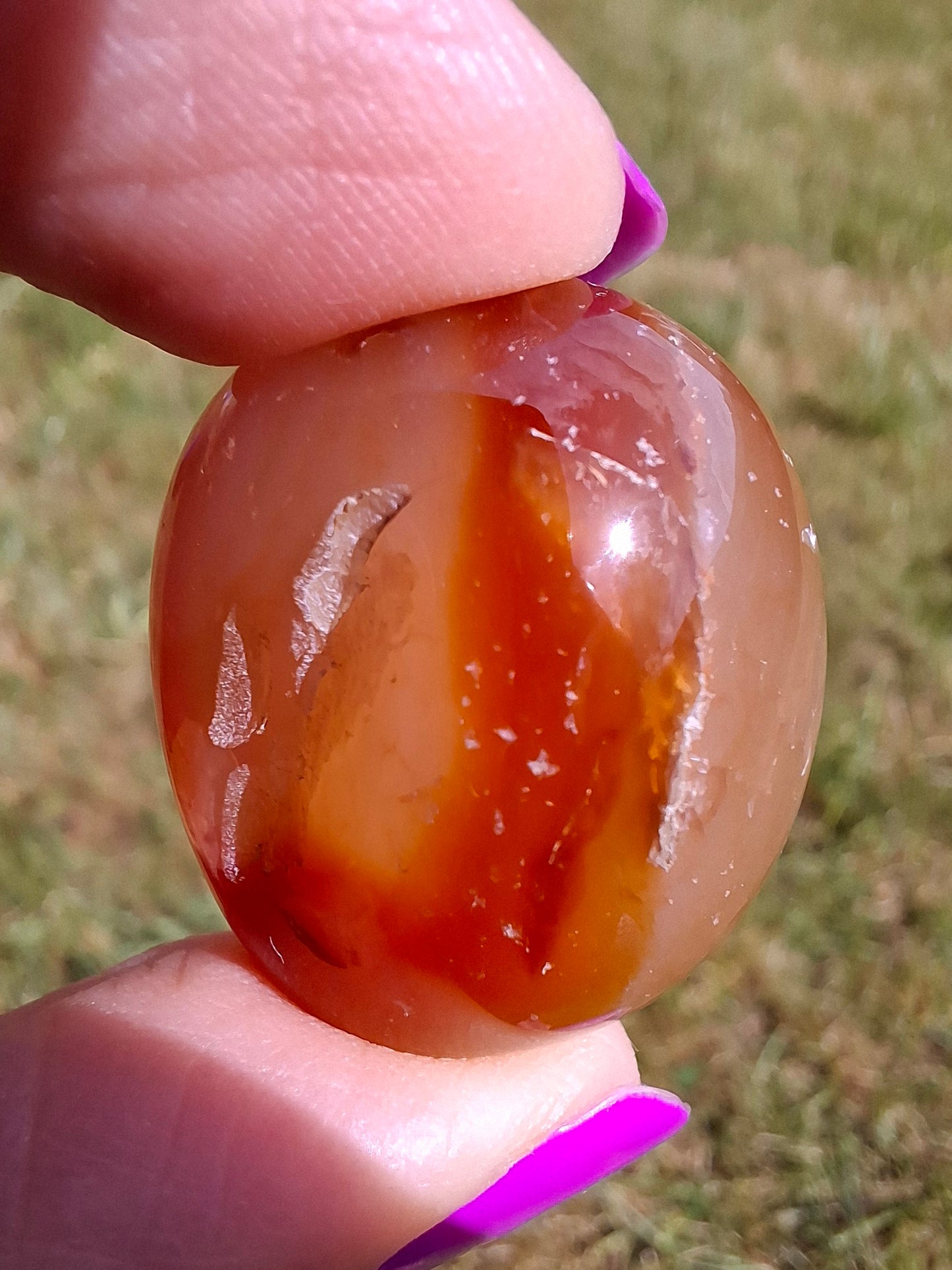 Carnelian, Tumble Stone, Crystal (Ref: T66)